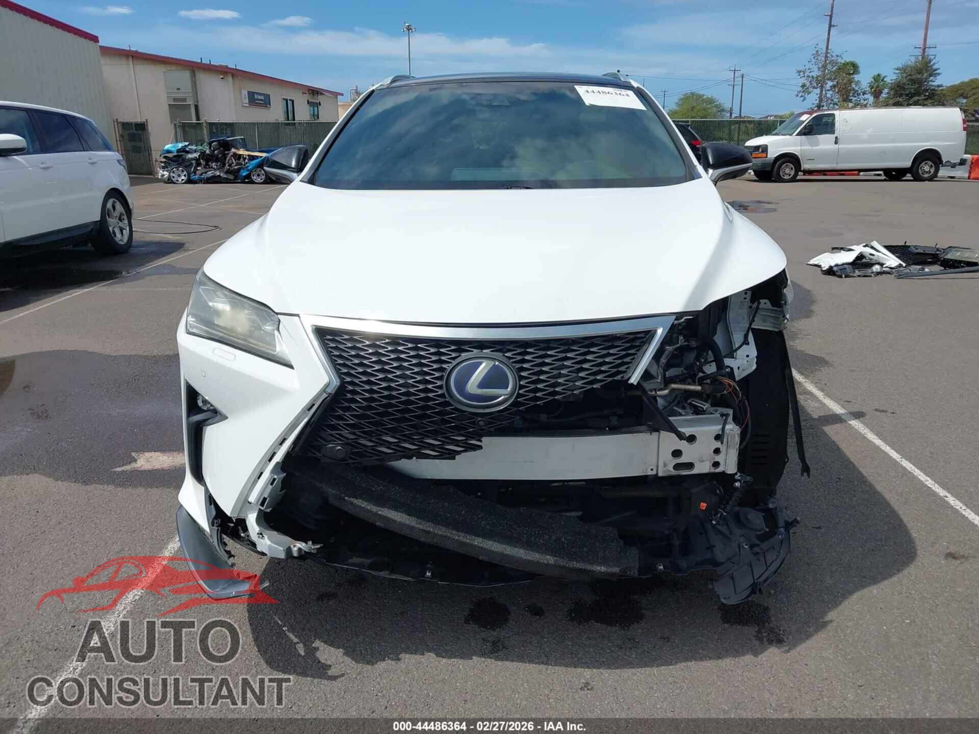 LEXUS RX 450H 2018 - 2T2BGMCA6JC022572