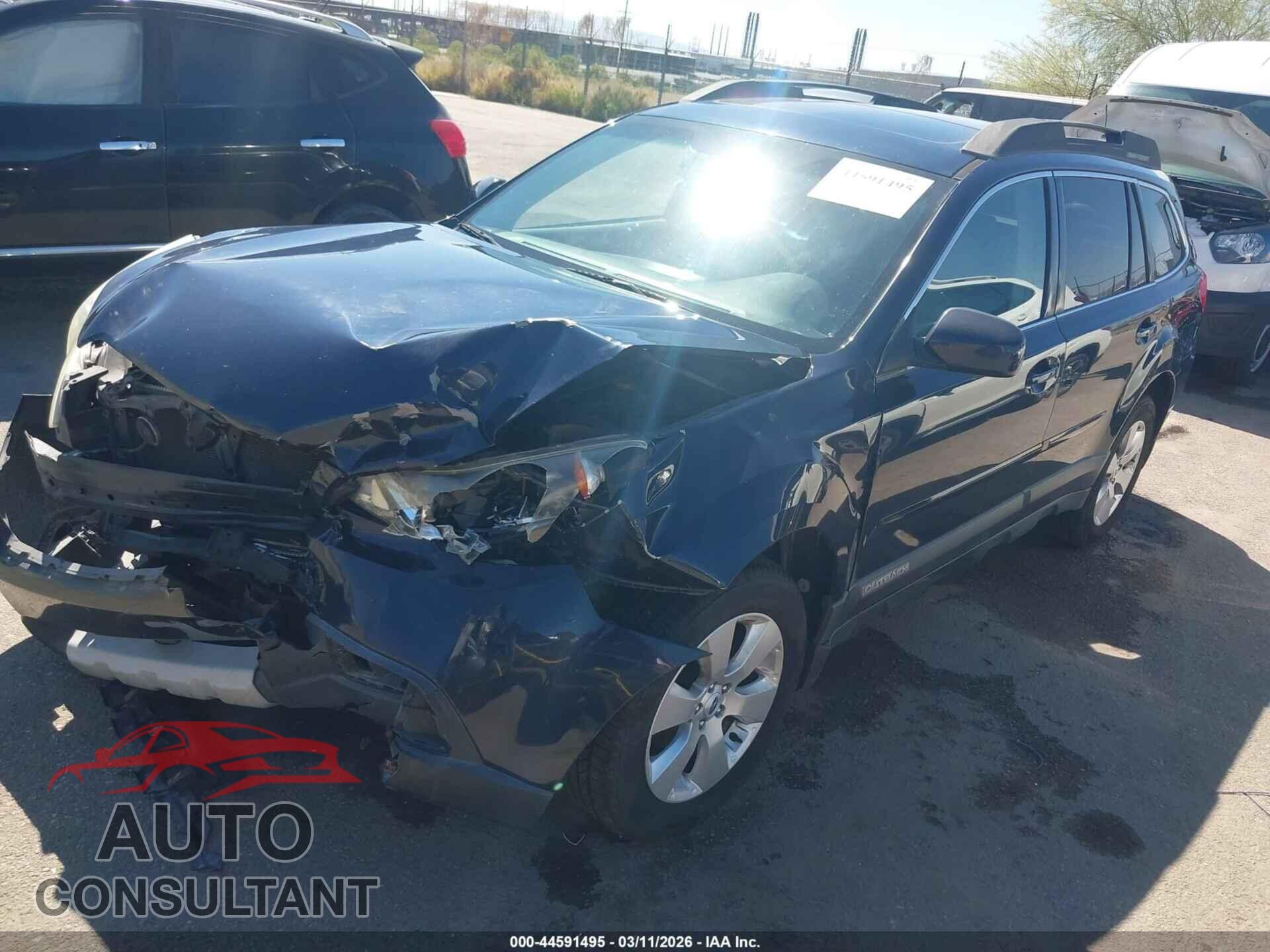 SUBARU OUTBACK 2012 - 4S4BRCKC7C3220385