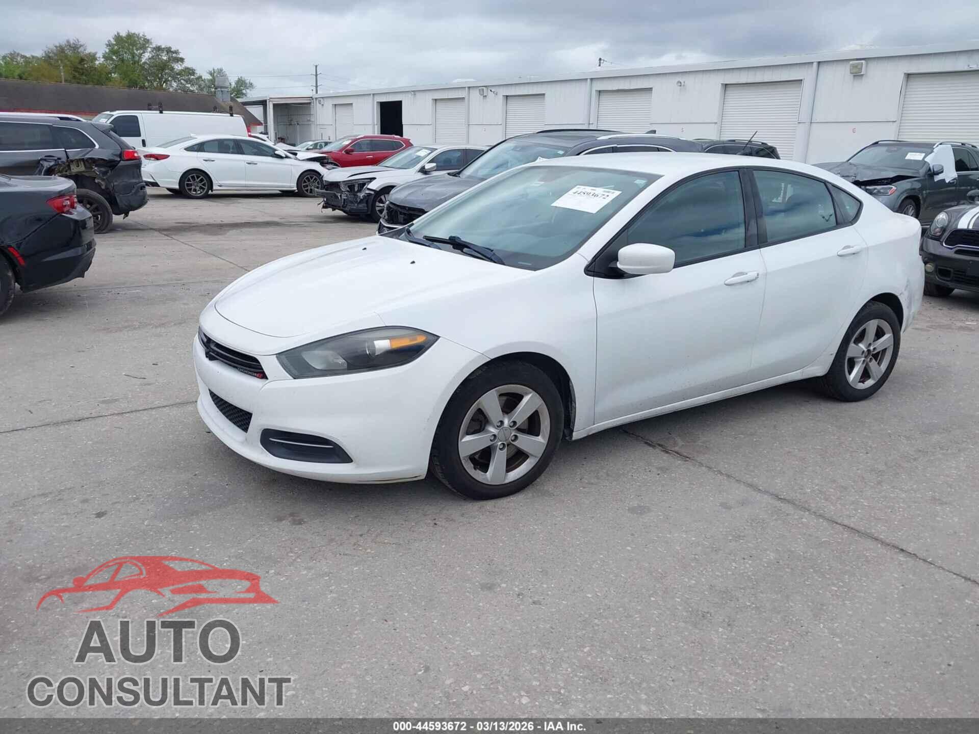 DODGE DART 2015 - 1C3CDFBBXFD251732