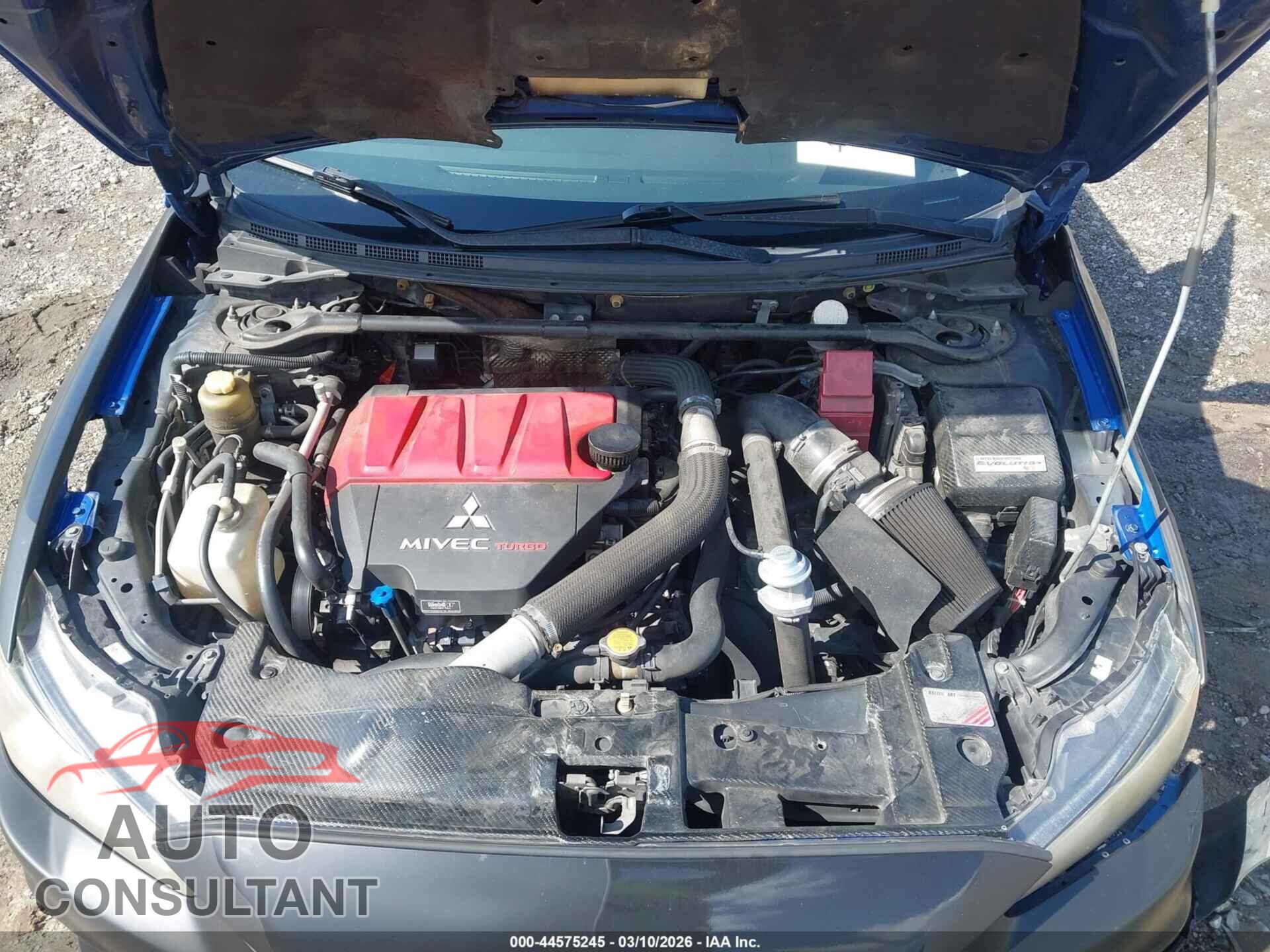 MITSUBISHI LANCER EVOLUTION 2010 - JA32W5FV5AU018459
