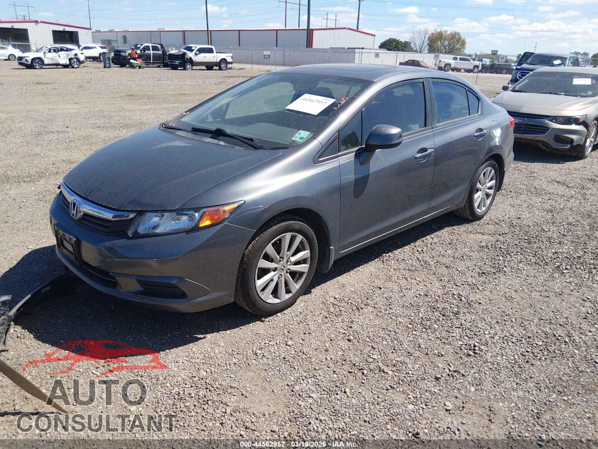 HONDA CIVIC 2012 - 2HGFB2F98CH554037