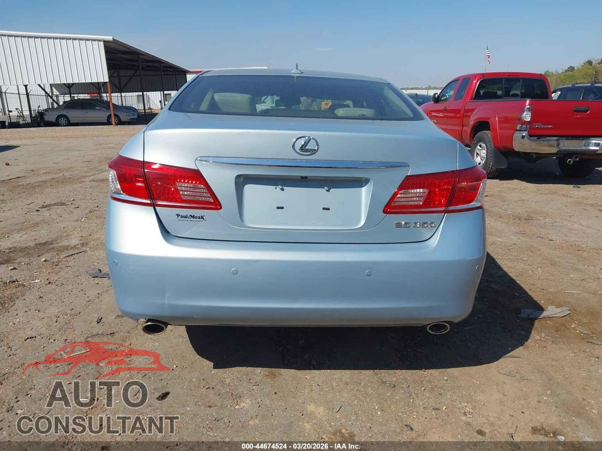 LEXUS ES 350 2012 - JTHBK1EG0C2476514