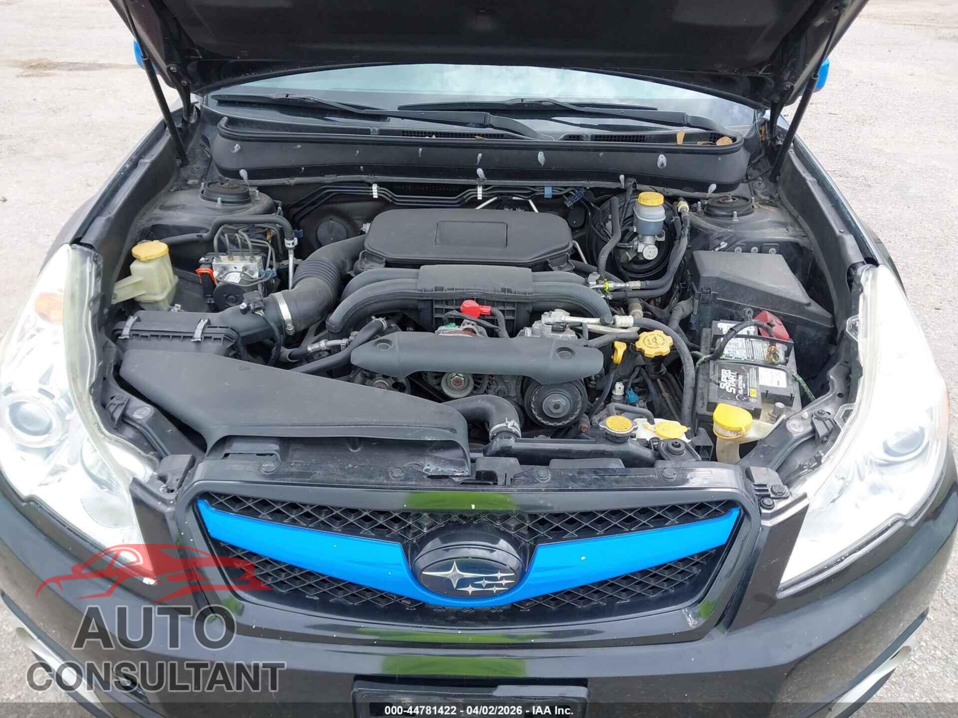 SUBARU LEGACY 2012 - 4S3BMCA65C3028462