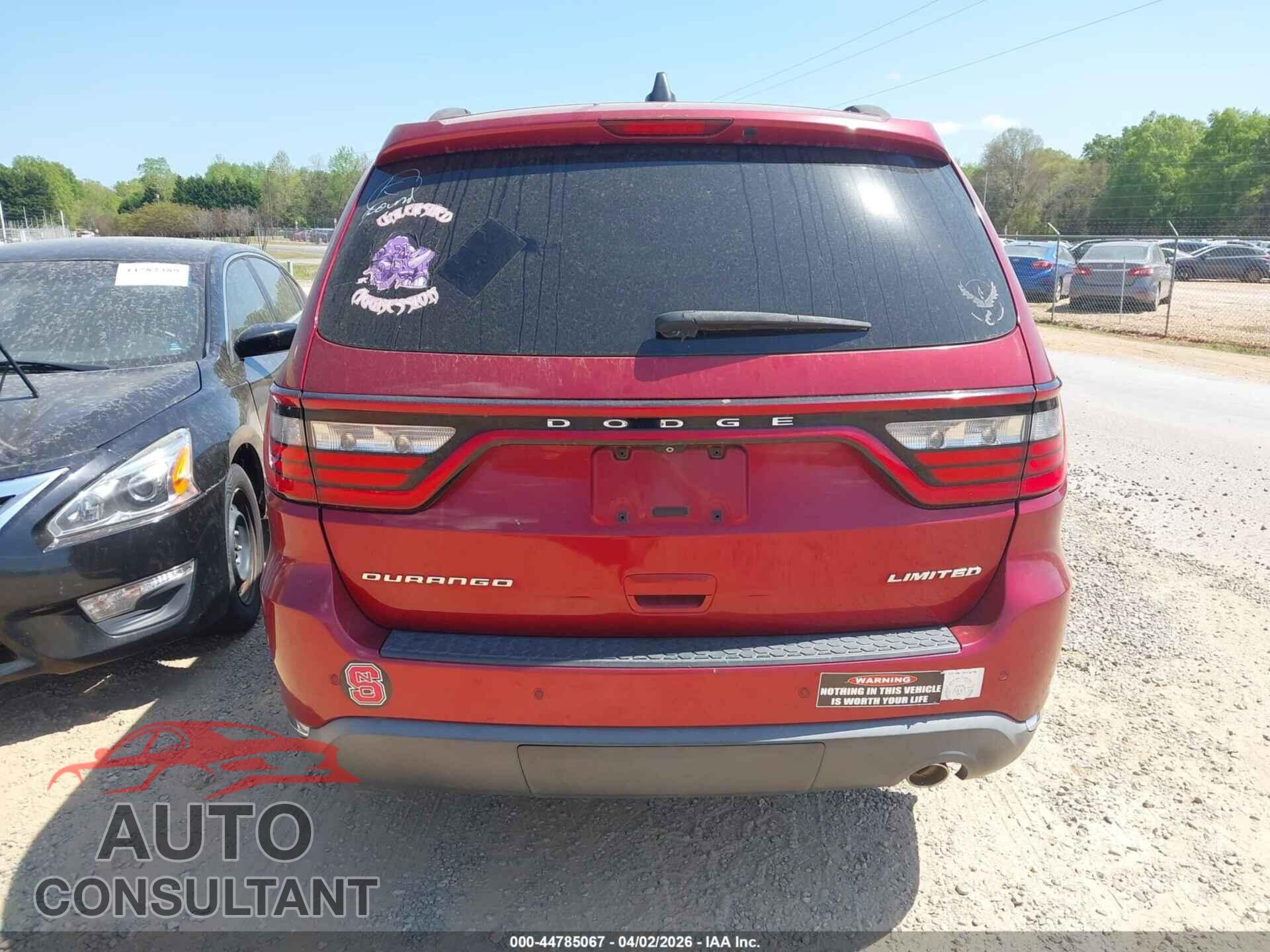 DODGE DURANGO 2014 - 1C4RDHDG8EC390806