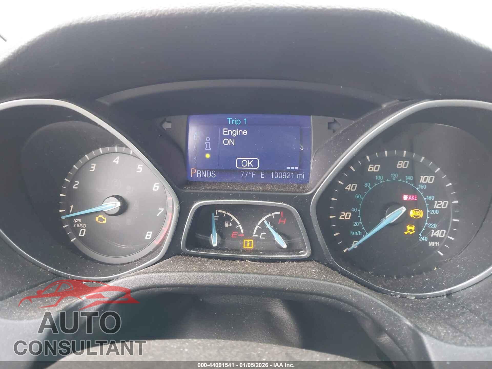 FORD FOCUS 2013 - 1FADP3F22DL270834