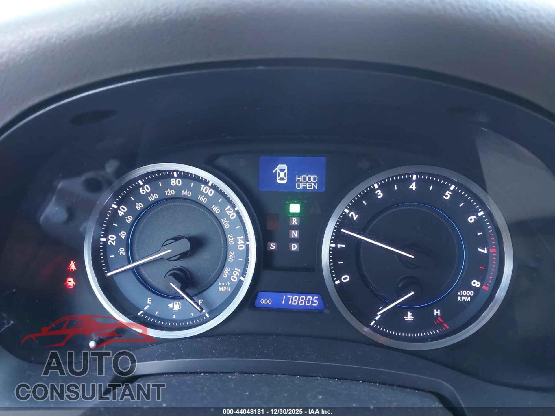 LEXUS IS 250 2013 - JTHCF5C20D5061118