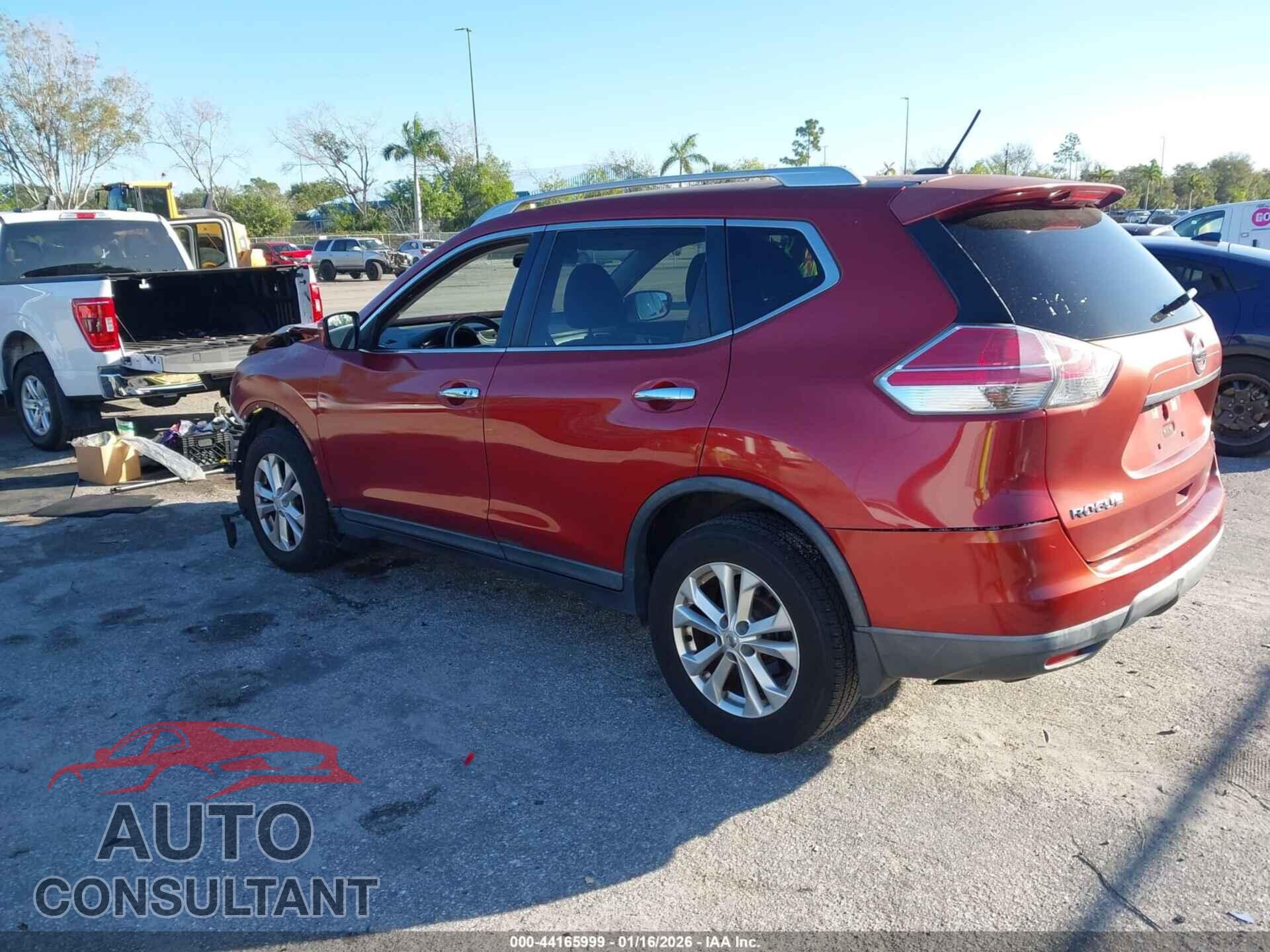 NISSAN ROGUE 2016 - KNMAT2MTXGP721696