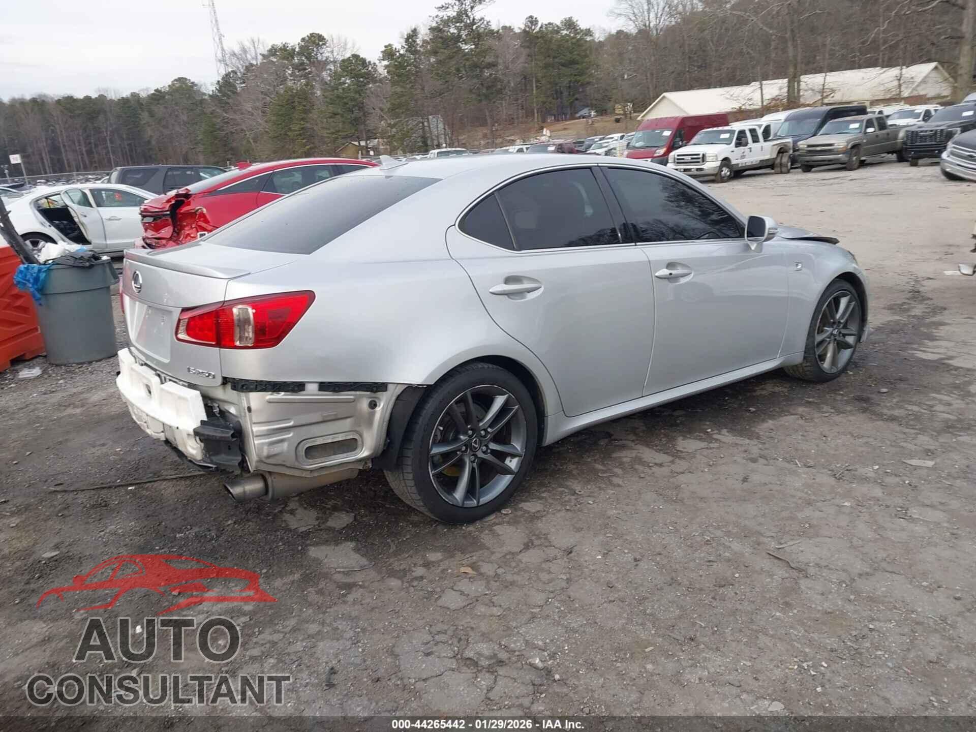 LEXUS IS 250 2012 - JTHBF5C21C5157592