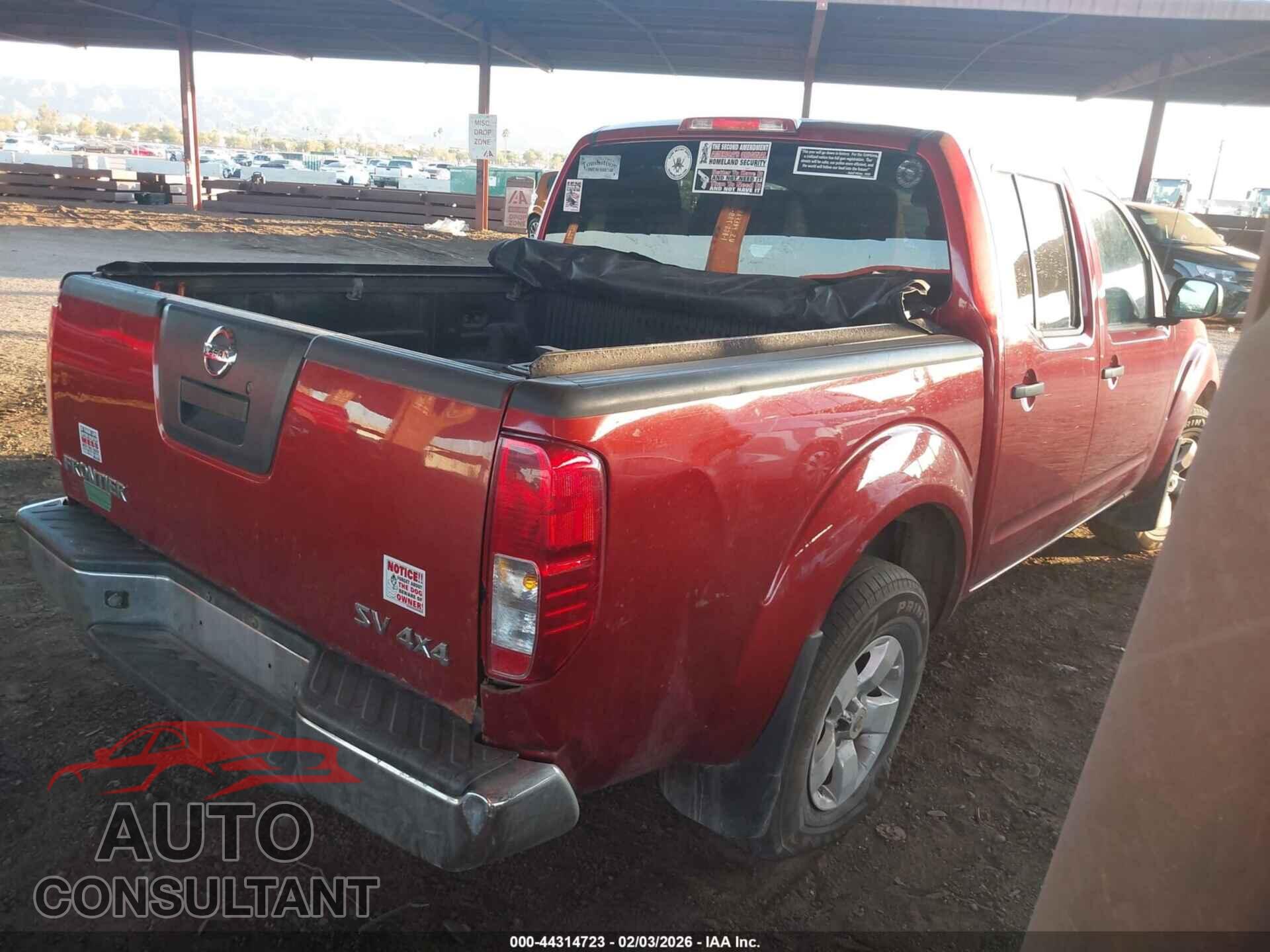 NISSAN FRONTIER 2012 - 1N6AD0EV4CC465443
