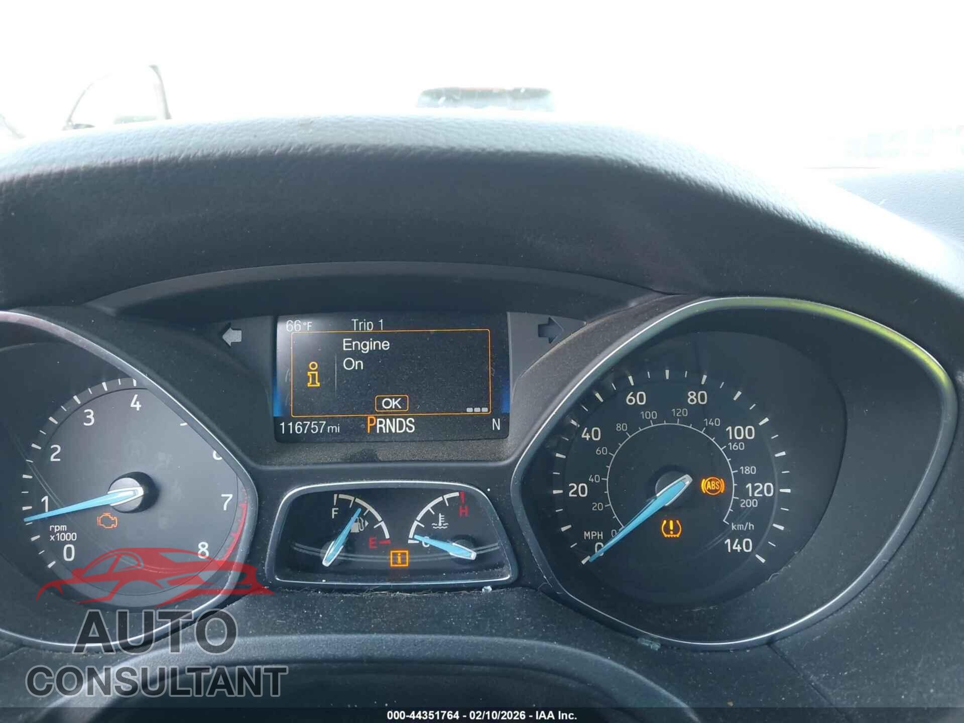 FORD FOCUS 2017 - 1FADP3M24HL274814