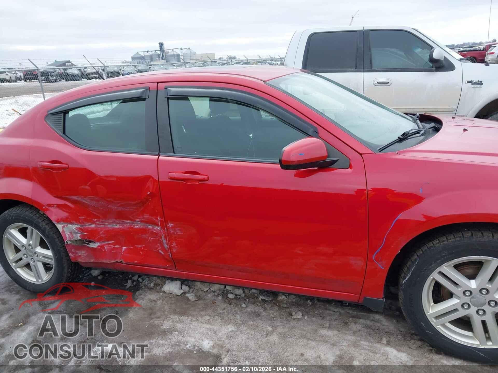 DODGE AVENGER 2011 - 1B3BD1FB4BN508992