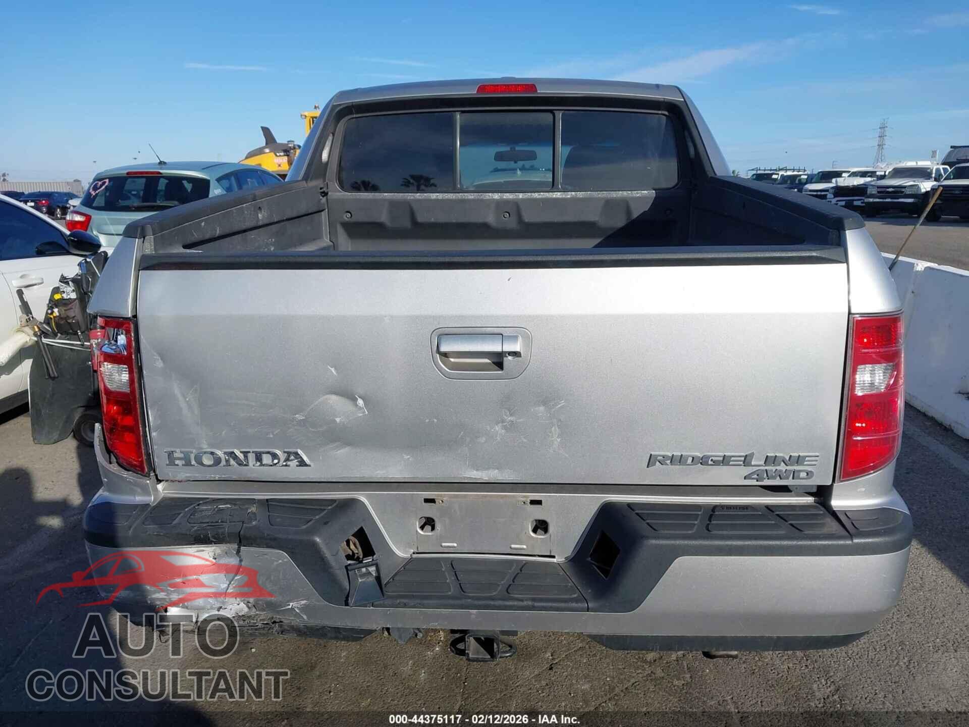 HONDA RIDGELINE 2011 - 5FPYK1F55BB009410