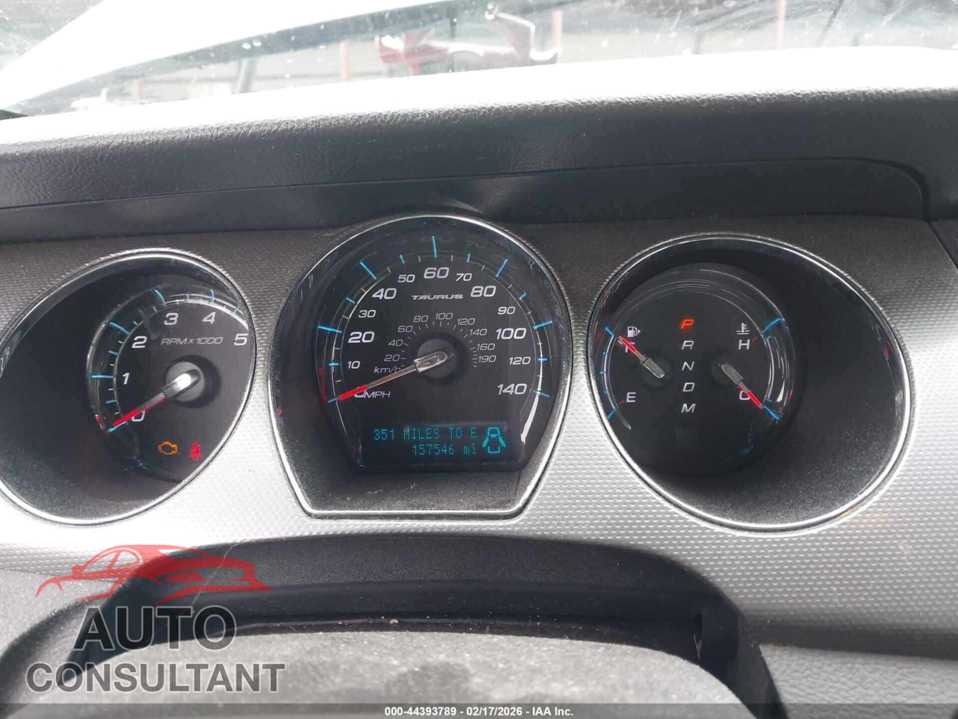 FORD TAURUS 2012 - 1FAHP2EW1CG108992