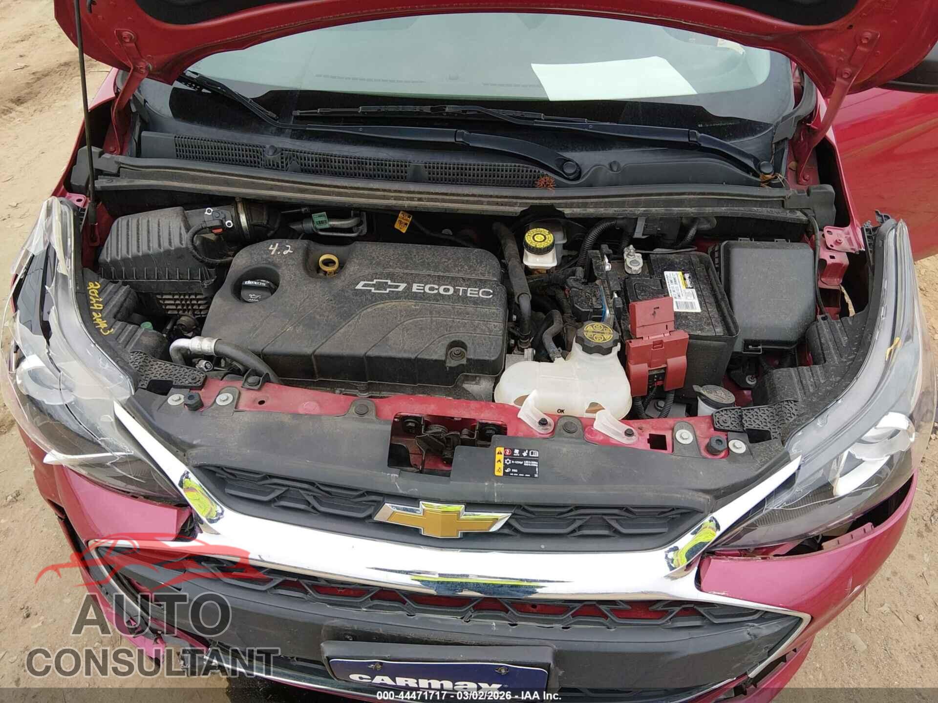 CHEVROLET SPARK 2019 - KL8CB6SA3KC741947