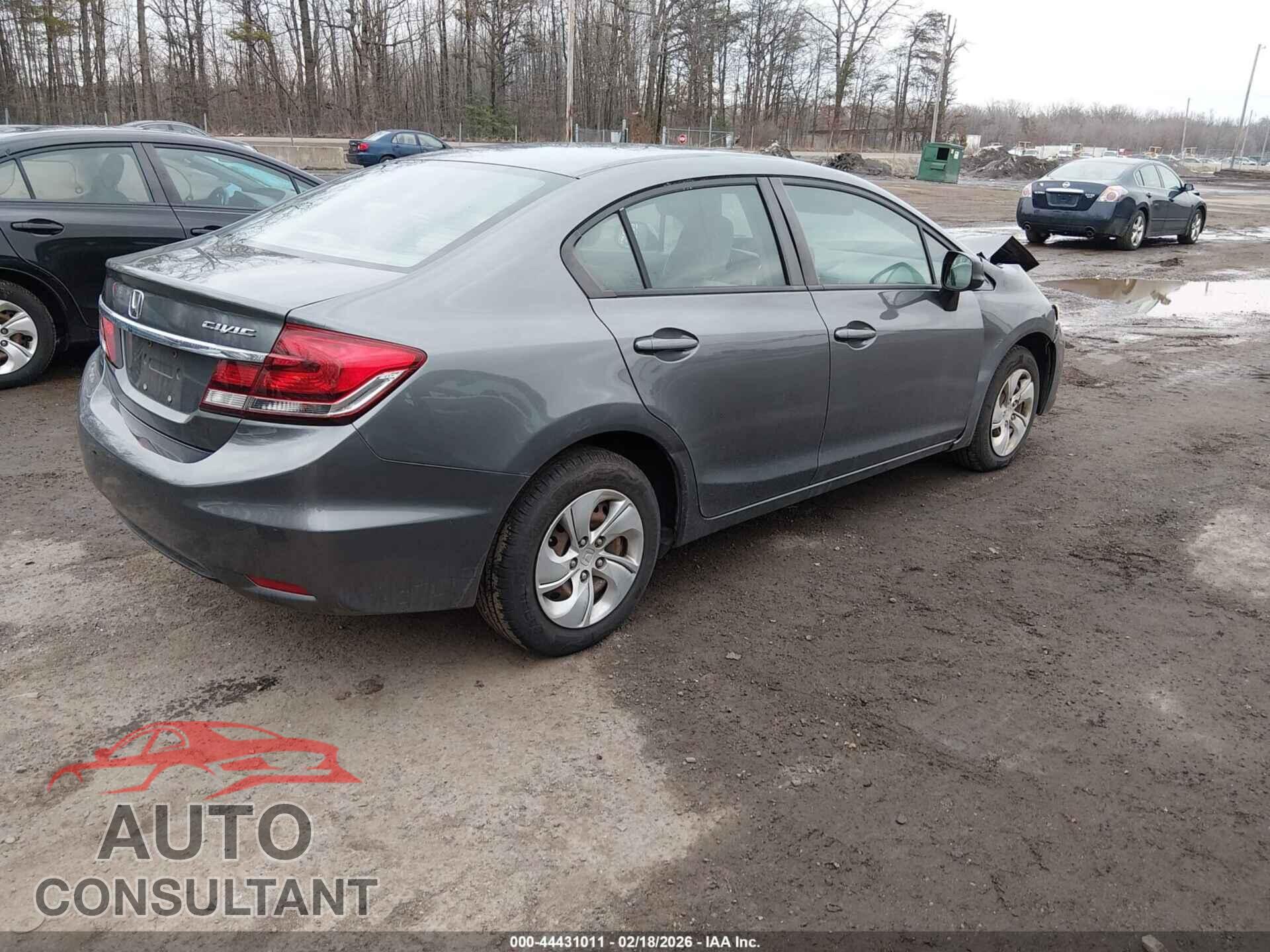 HONDA CIVIC 2013 - 19XFB2F50DE266585
