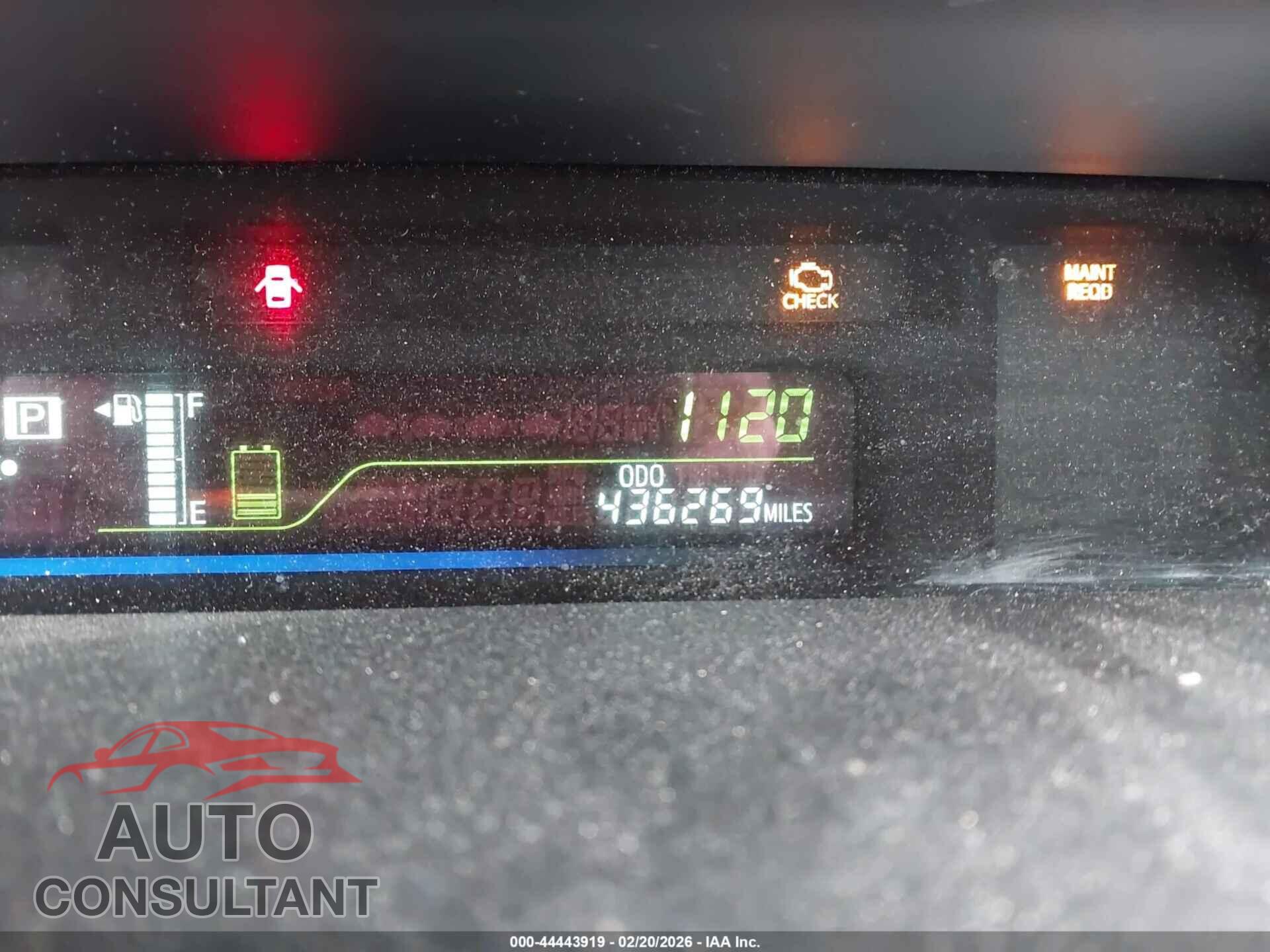 TOYOTA PRIUS V 2012 - JTDZN3EU7C3023400