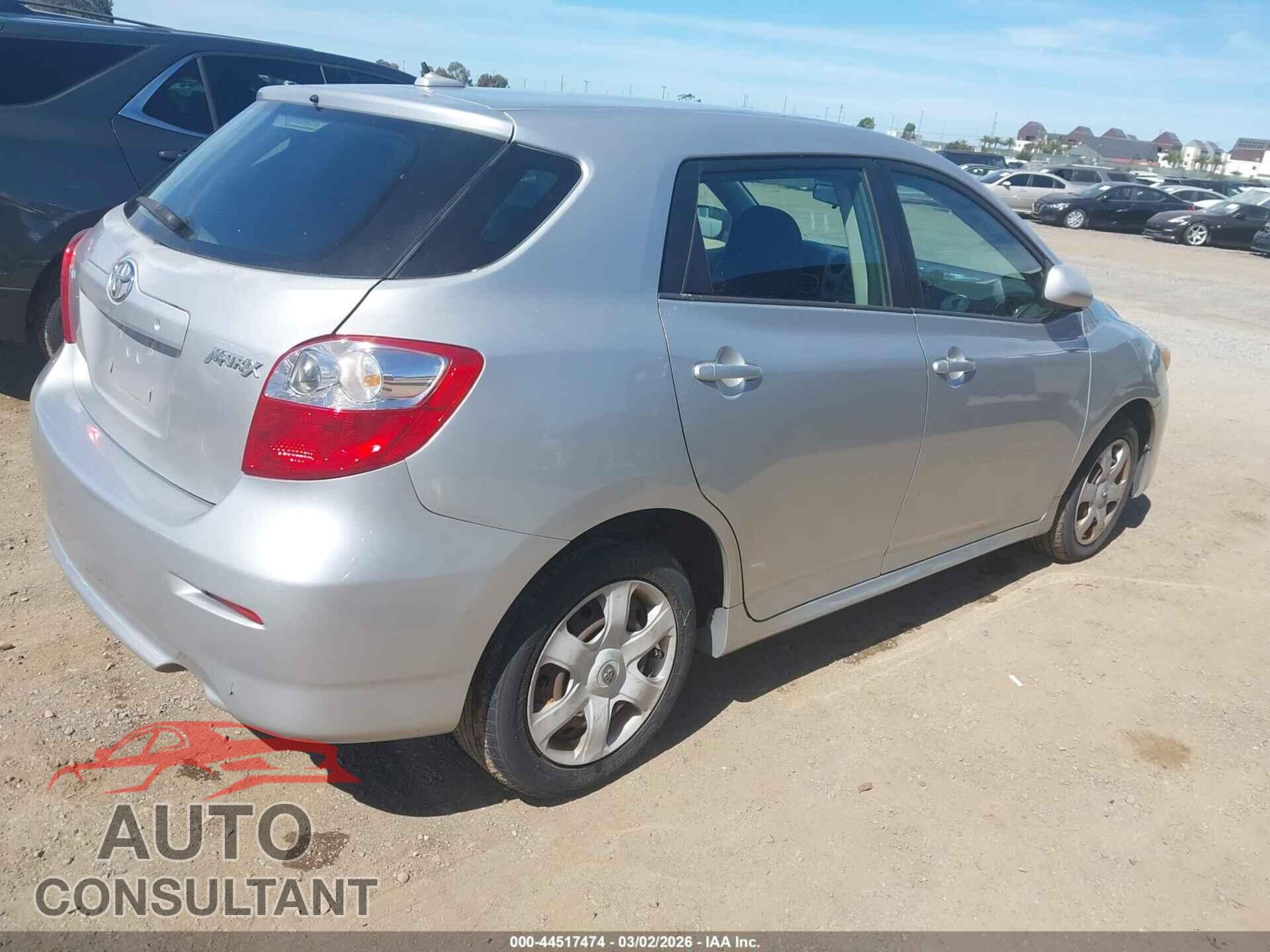 TOYOTA MATRIX 2009 - 2T1KU40E89C071109