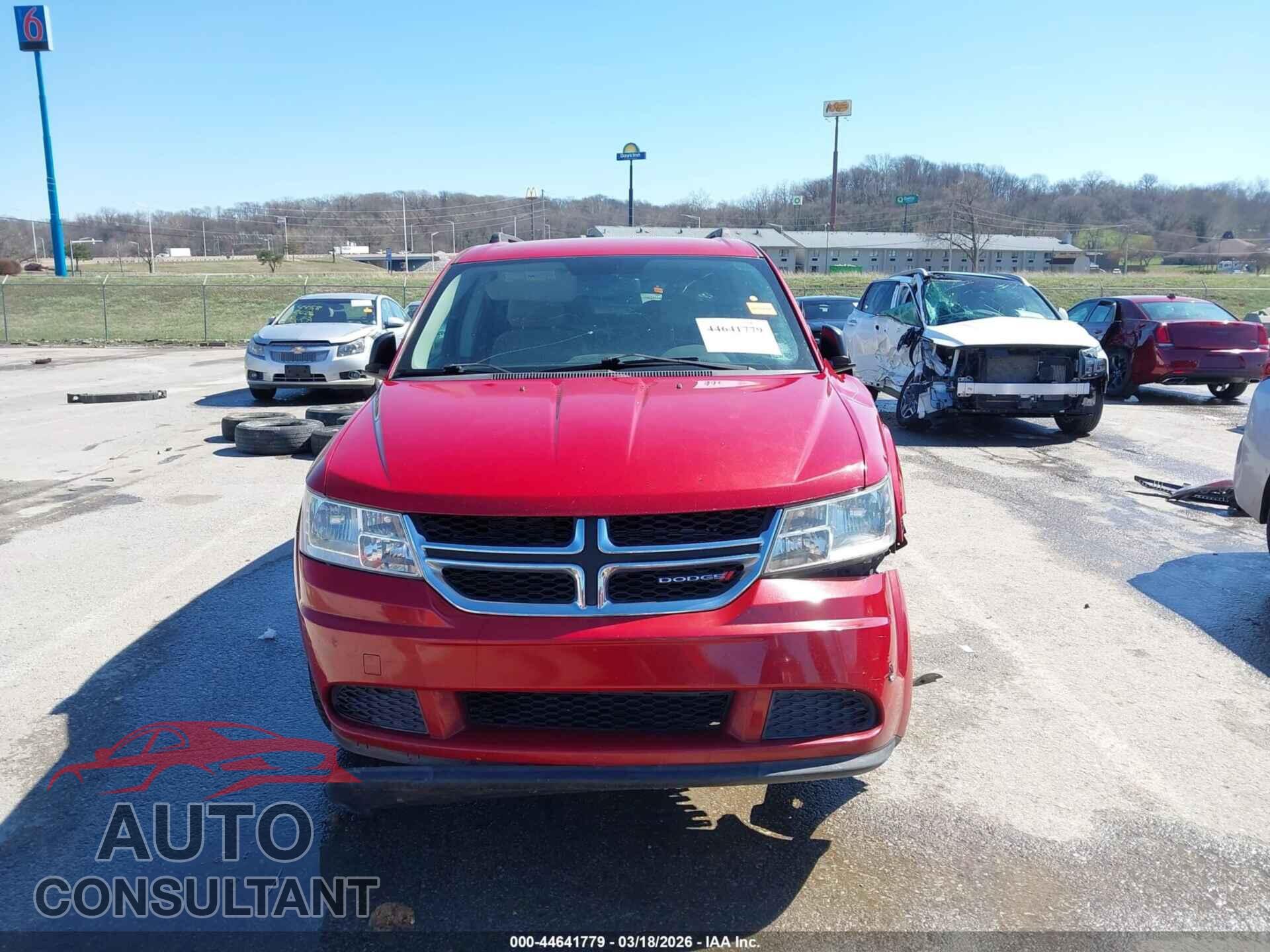 DODGE JOURNEY 2013 - 3C4PDCAB0DT529901