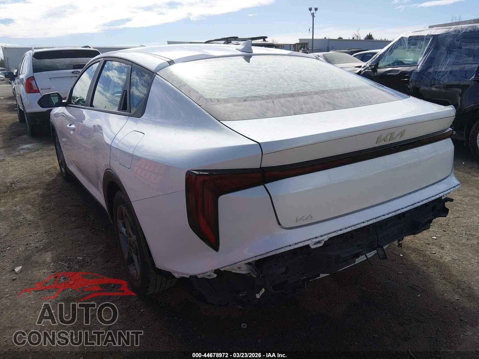 KIA K4 2025 - 3KPFT4DE0SE007250