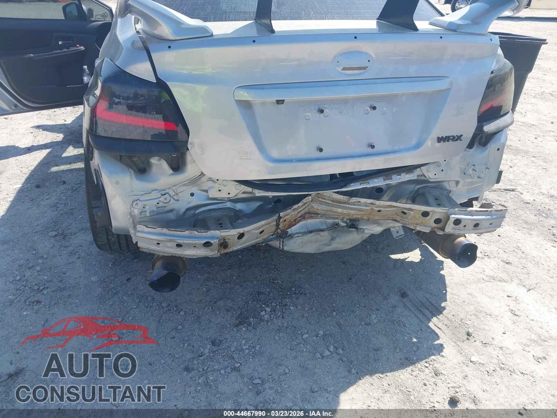 SUBARU WRX 2016 - JF1VA1E68G9801079