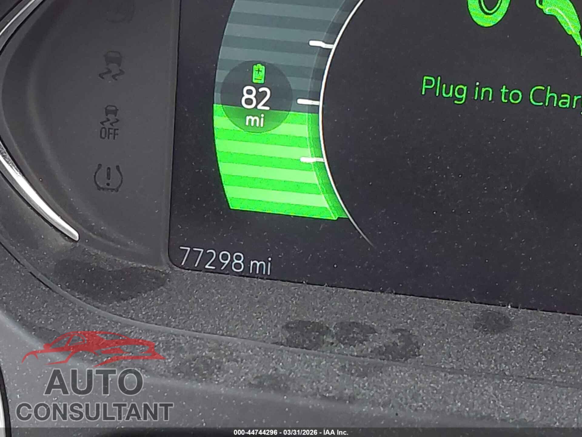 CHEVROLET BOLT EV 2017 - 1G1FX6S04H4182689