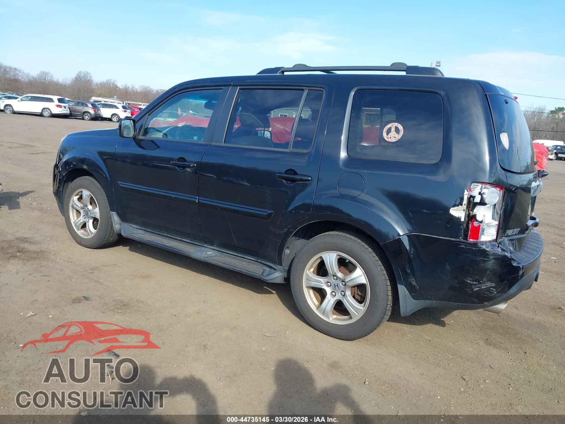 HONDA PILOT 2012 - 5FNYF4H7XCB025827
