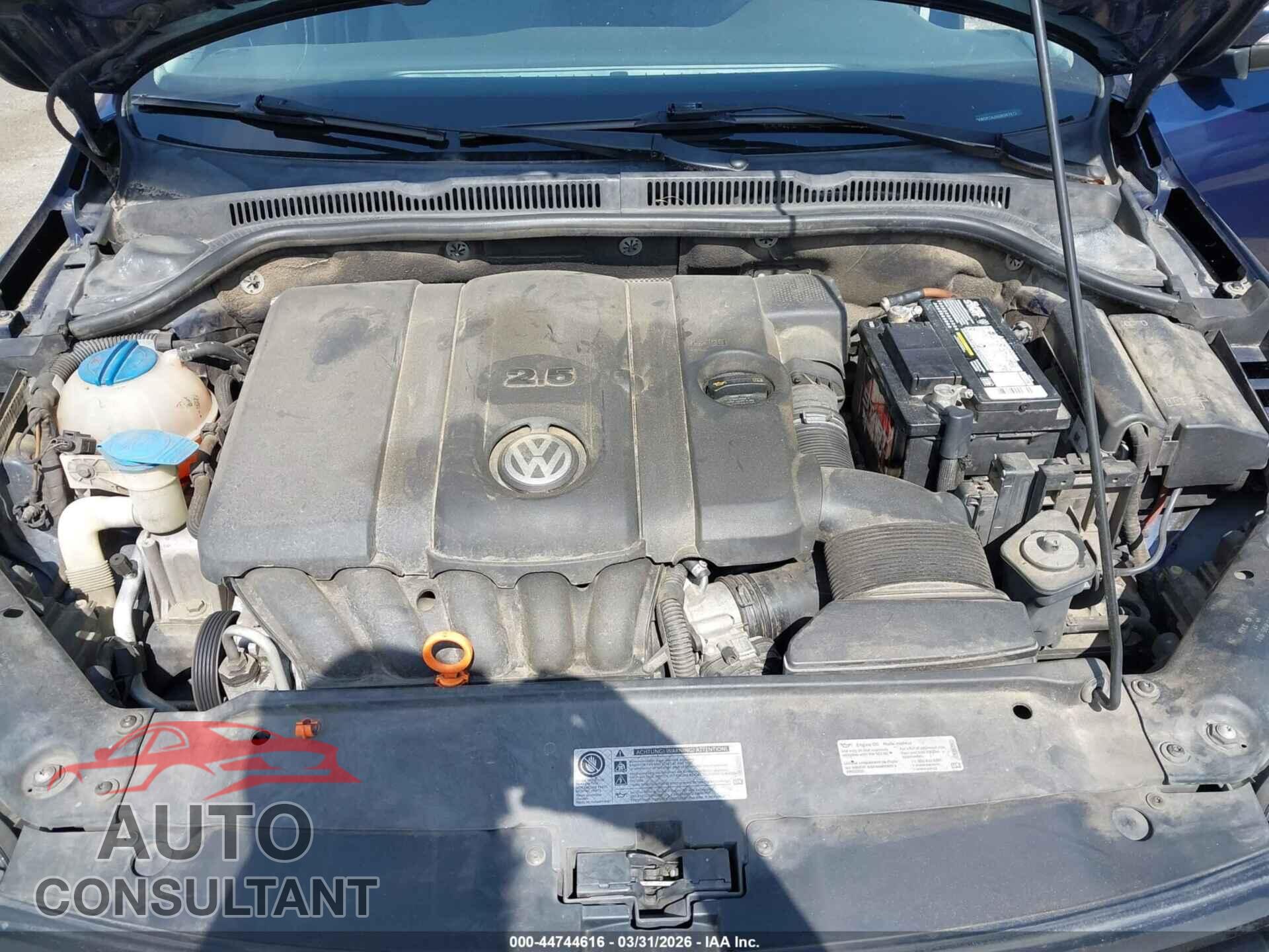VOLKSWAGEN JETTA 2012 - 3VWDP7AJXCM387572