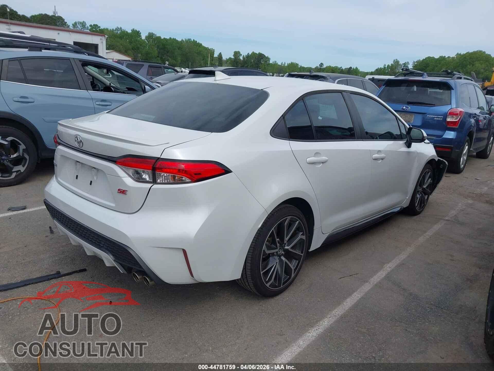 TOYOTA COROLLA 2022 - 5YFS4MCE7NP121620