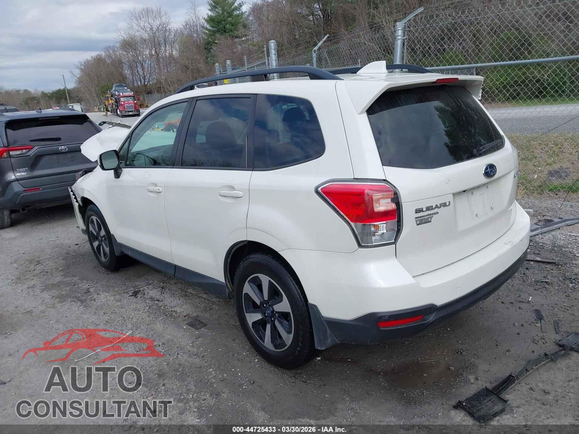 SUBARU FORESTER 2017 - JF2SJAEC8HH483556