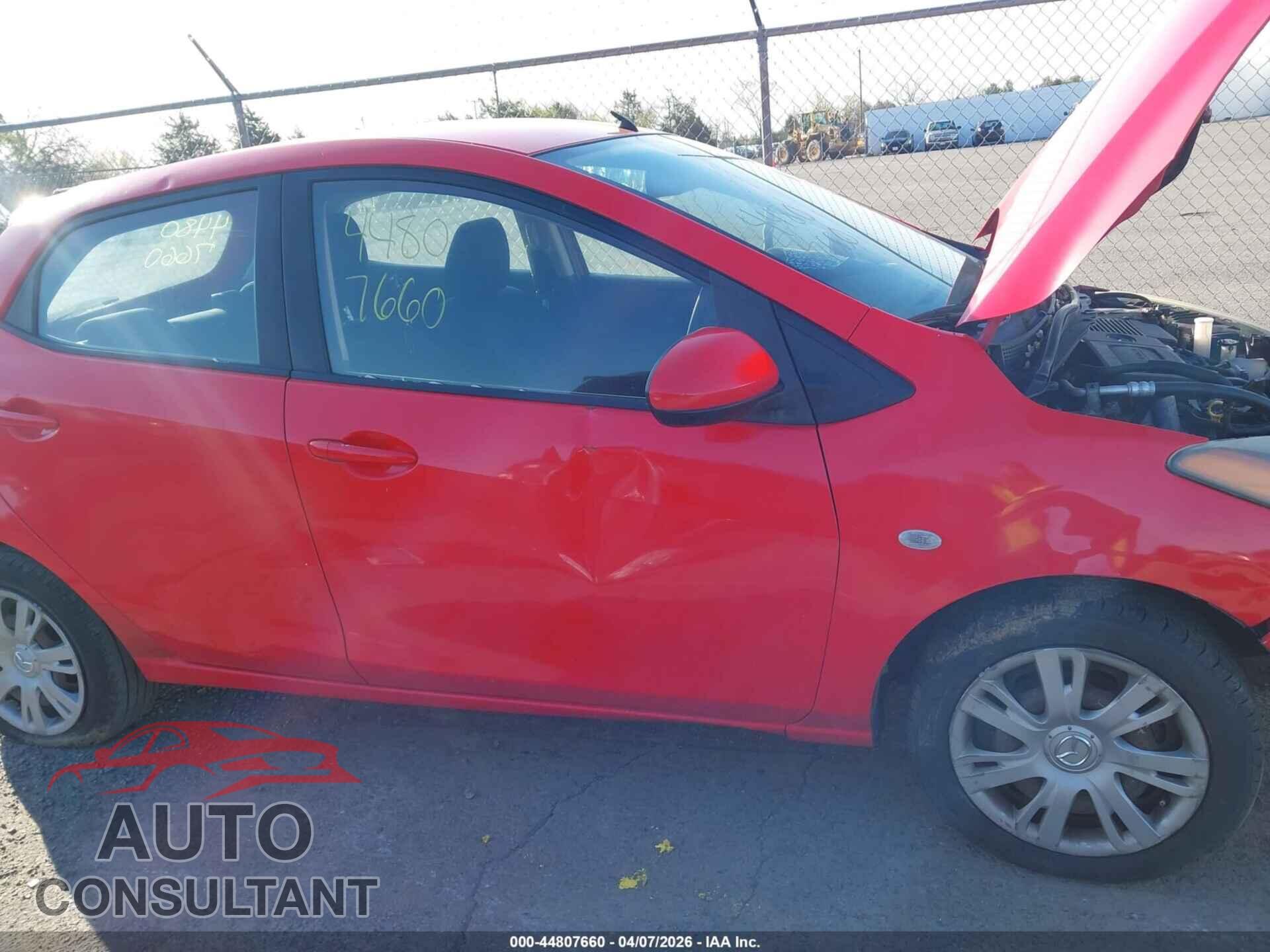 MAZDA MAZDA2 2012 - JM1DE1KZ2C0152127