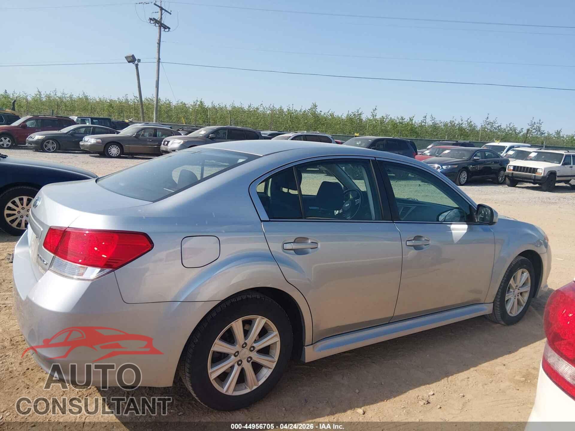SUBARU LEGACY 2012 - 4S3BMBC62C3012212
