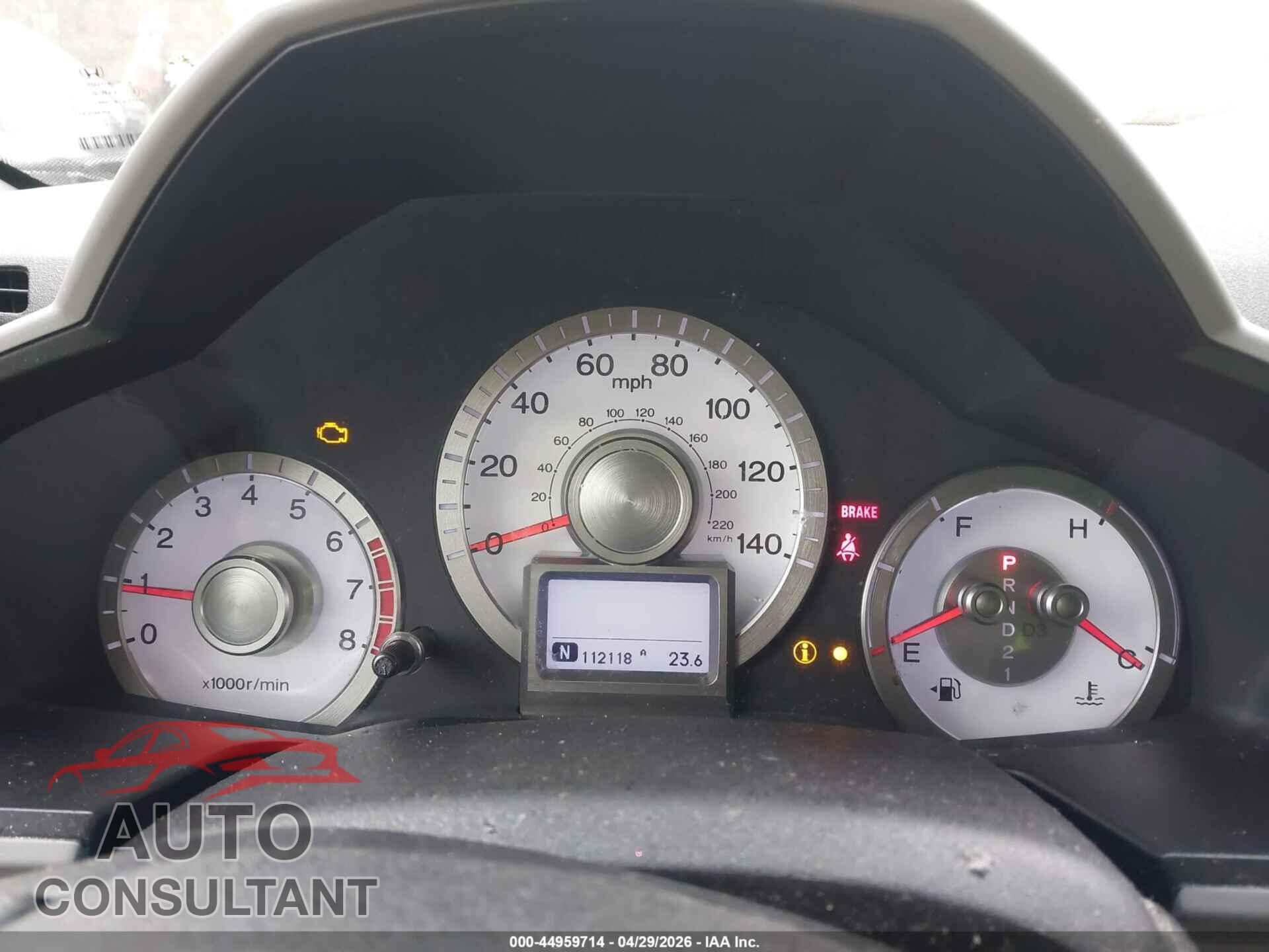 HONDA PILOT 2011 - 5FNYF4H94BB061254