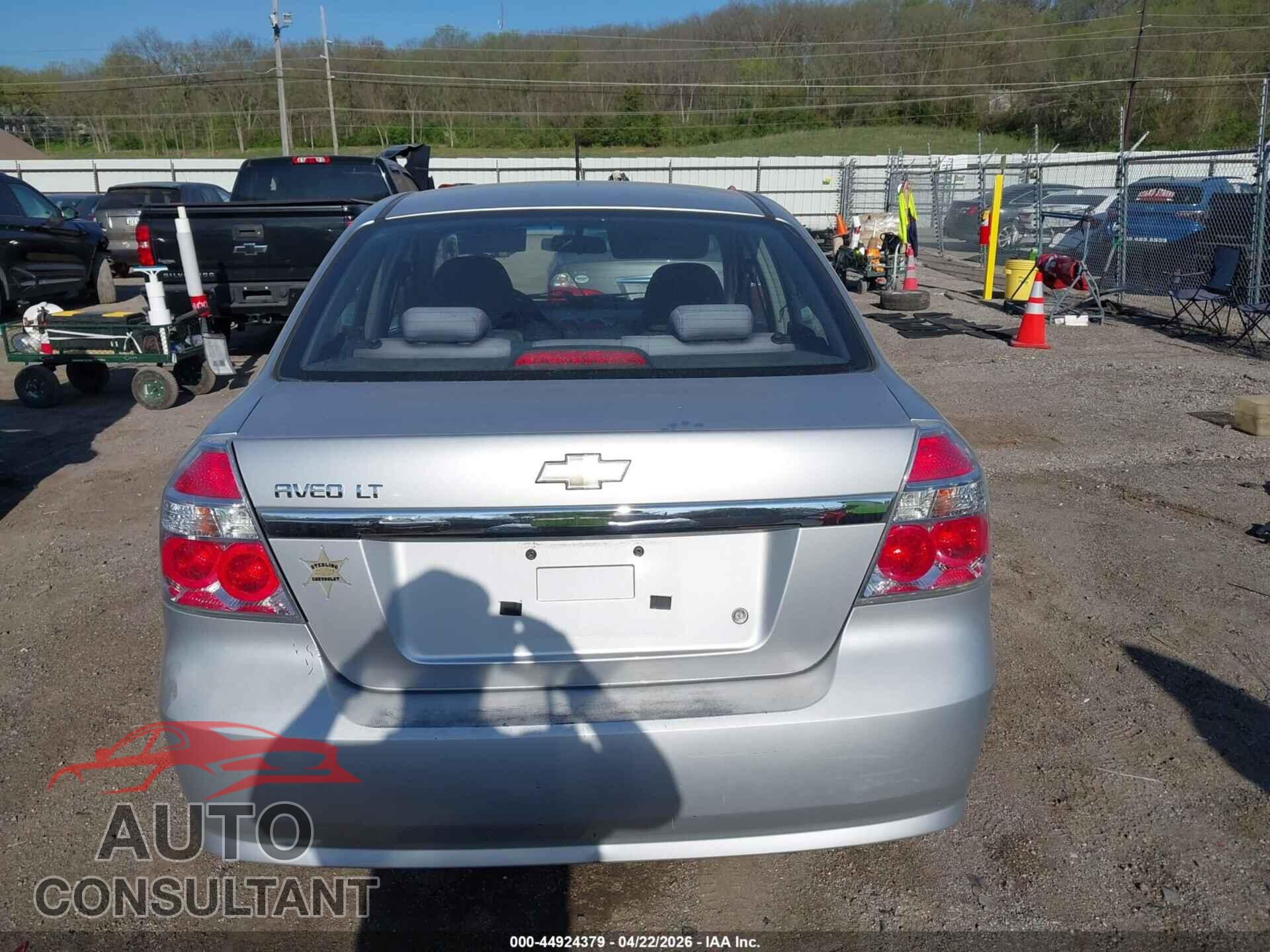 CHEVROLET AVEO 2009 - KL1TD56E89B601988