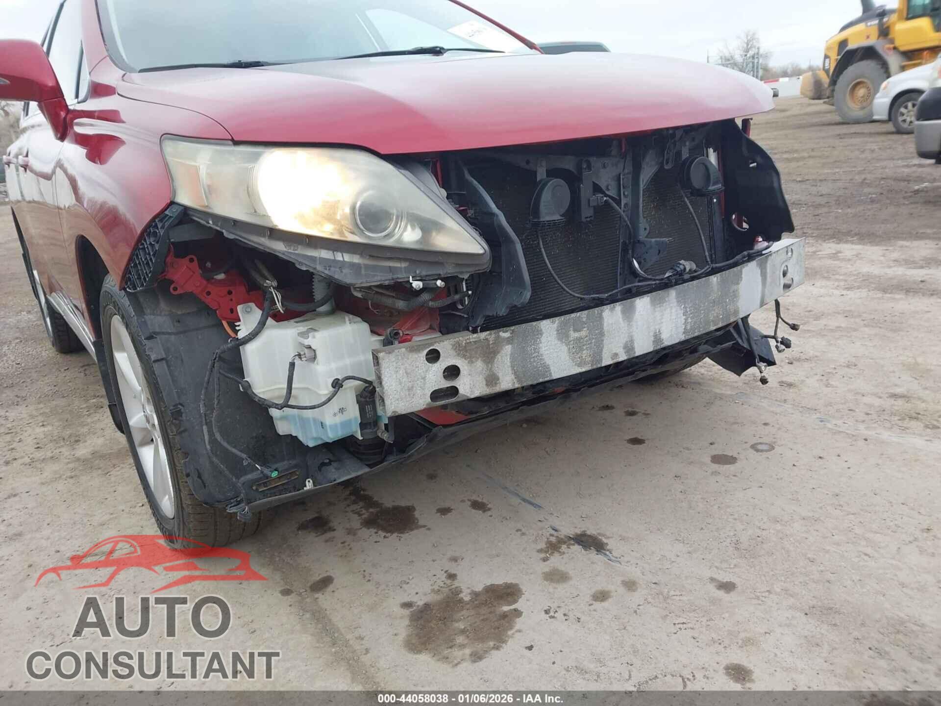 LEXUS RX 350 2012 - JTJBK1BA7C2444397