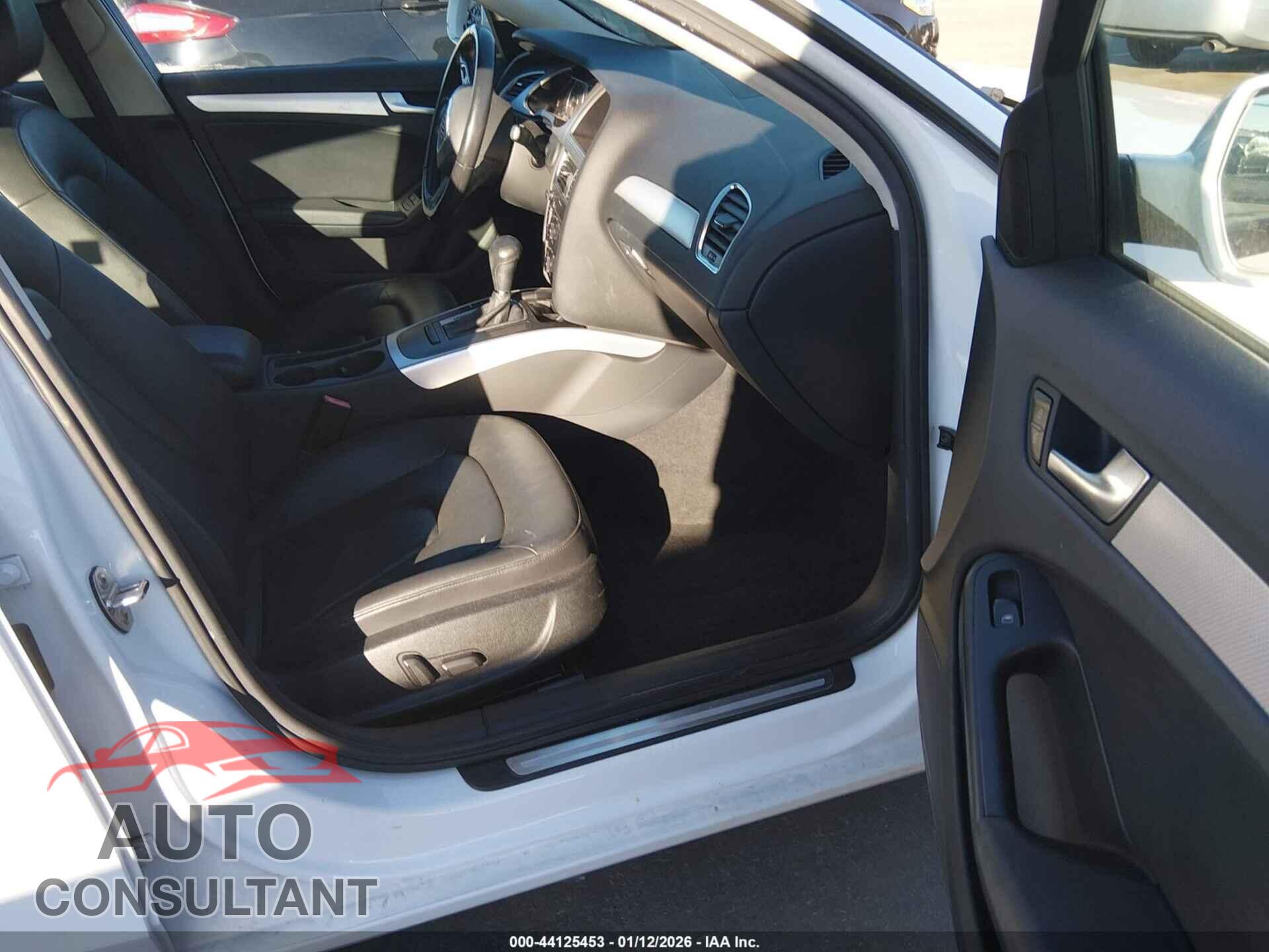 AUDI A4 2012 - WAUAFAFL0CN010039