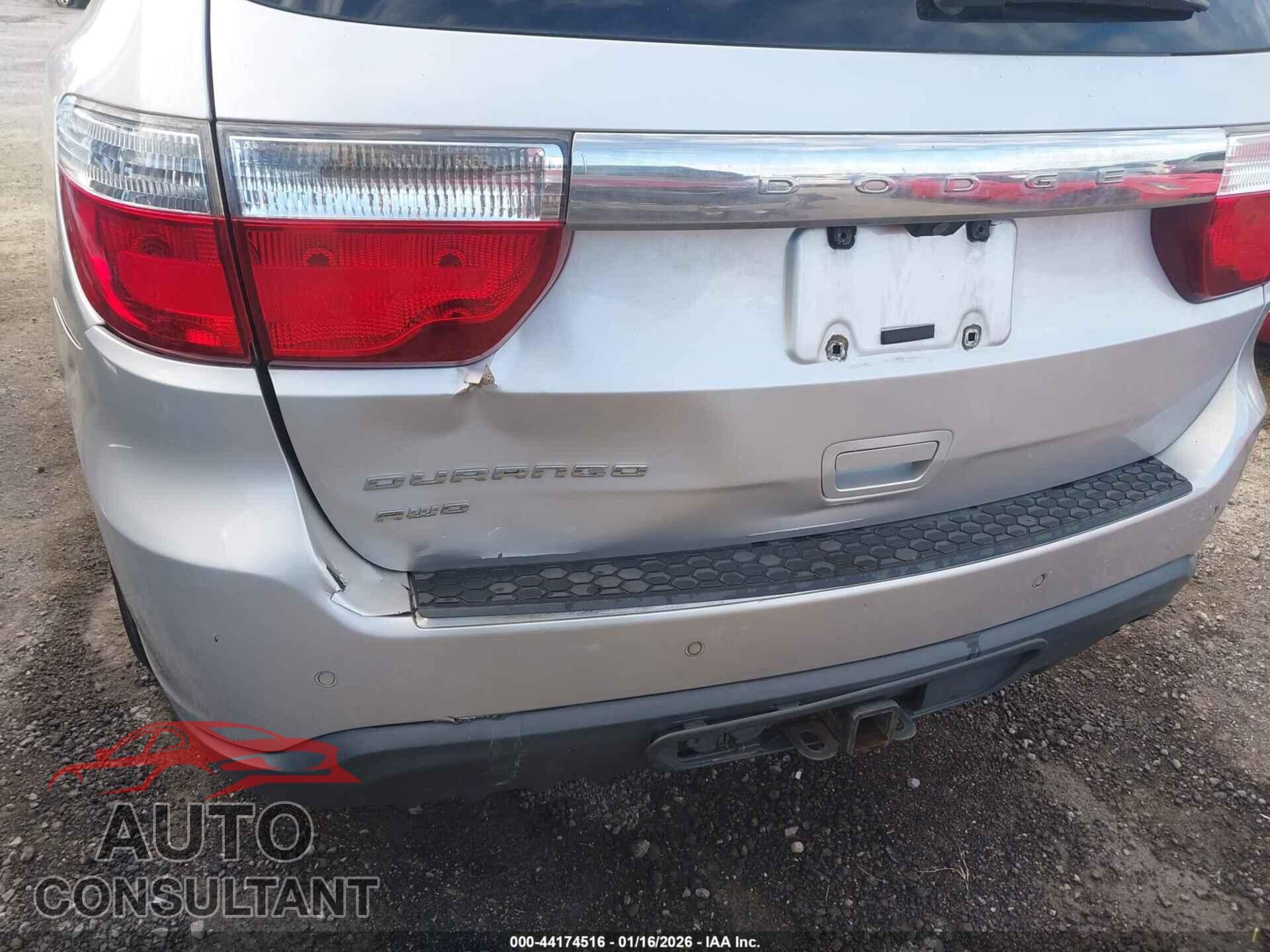 DODGE DURANGO 2011 - 1D4RE2GG3BC667821