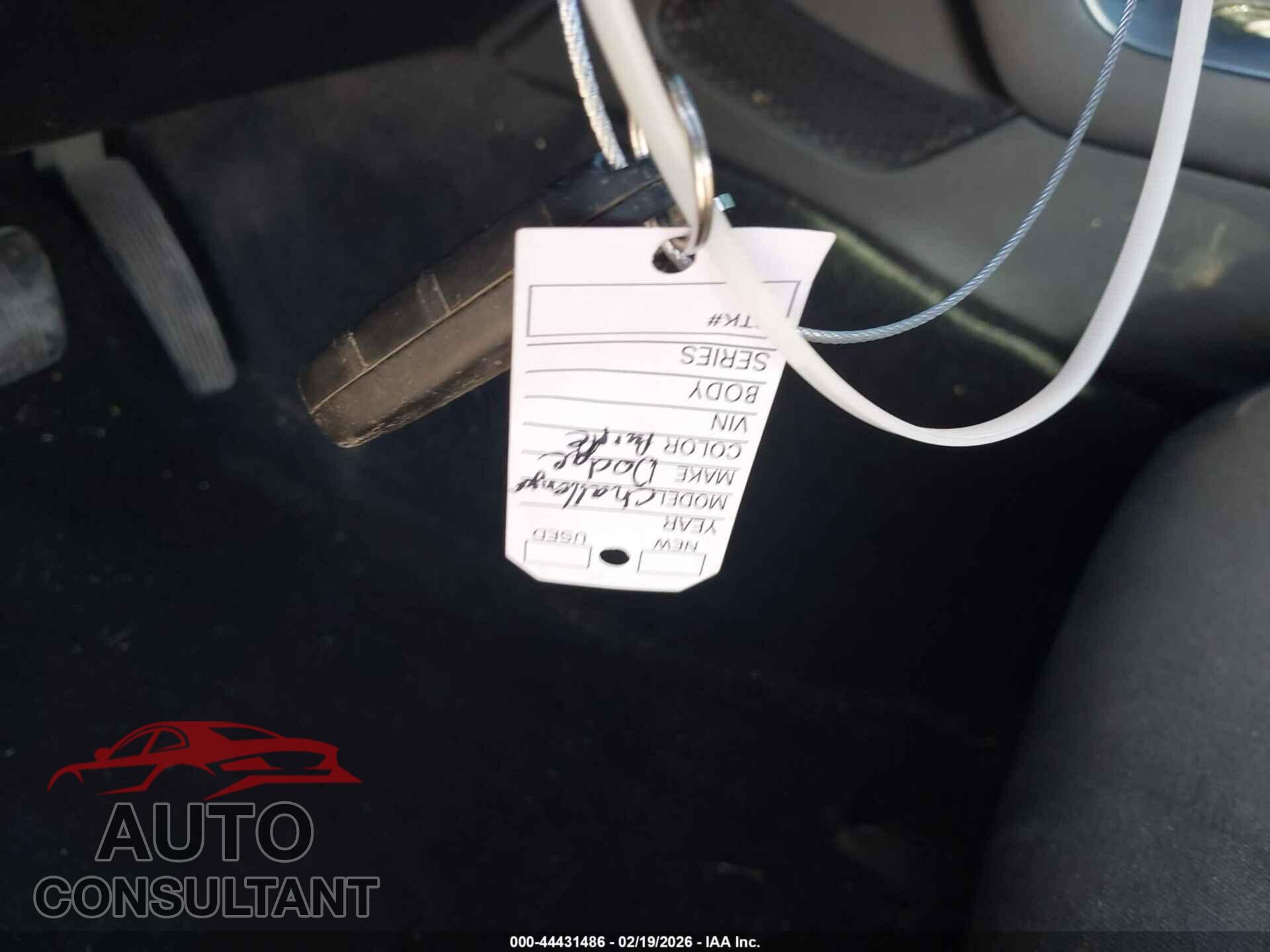 DODGE CHALLENGER 2020 - 2C3CDZAG6LH240112