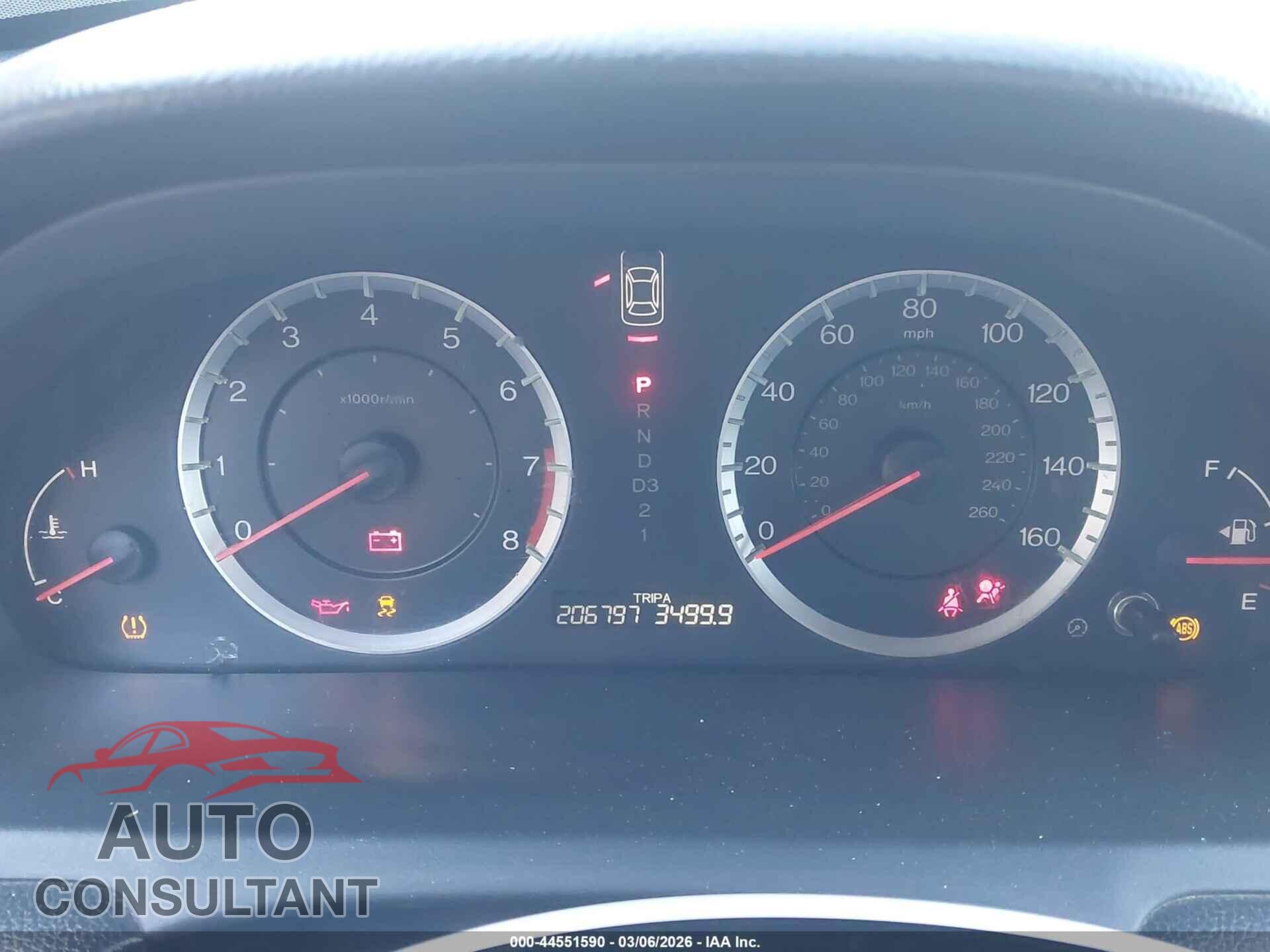 HONDA ACCORD 2011 - 1HGCP3F85BA016149