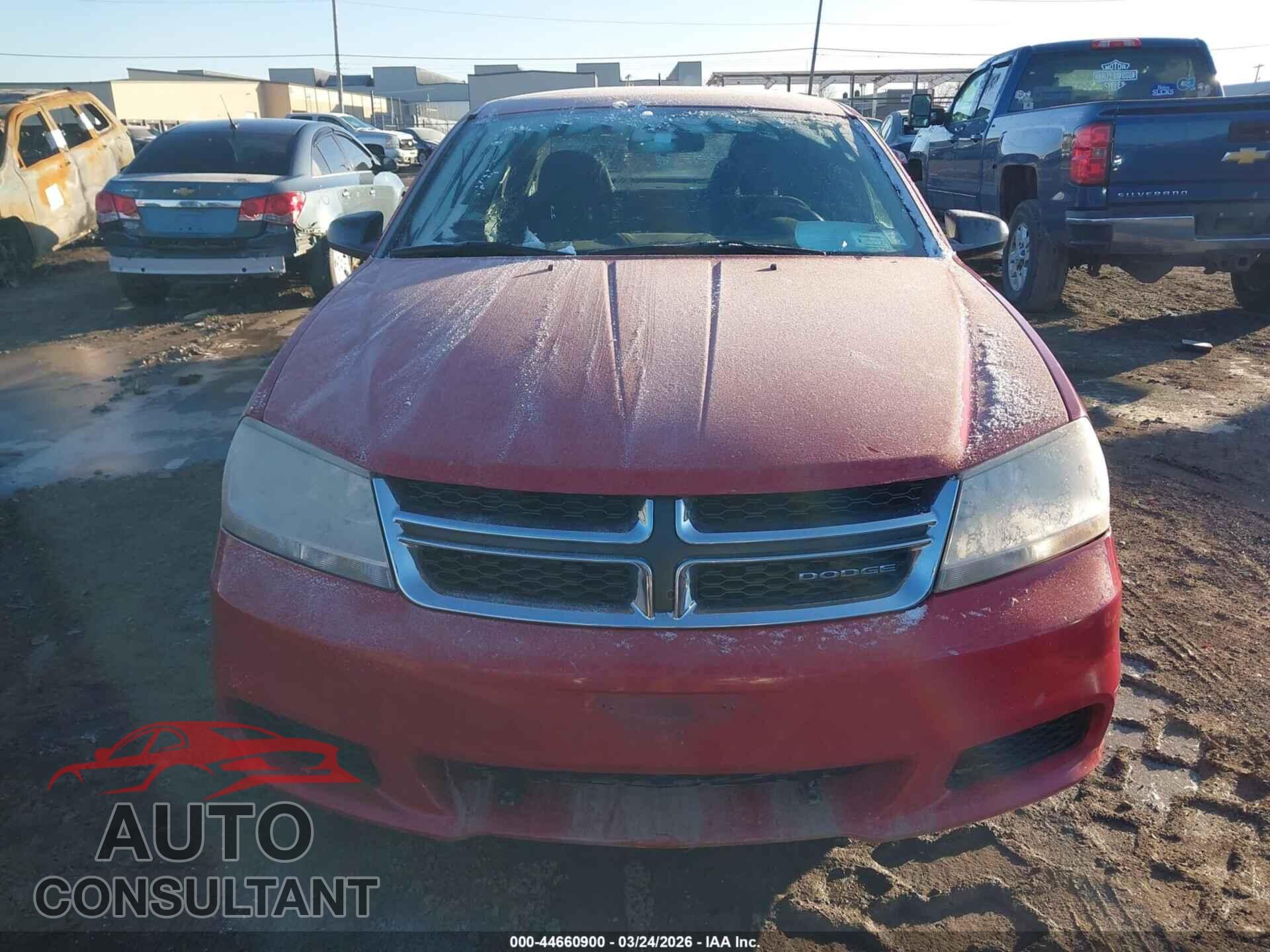 DODGE AVENGER 2012 - 1C3CDZAB7CN158532