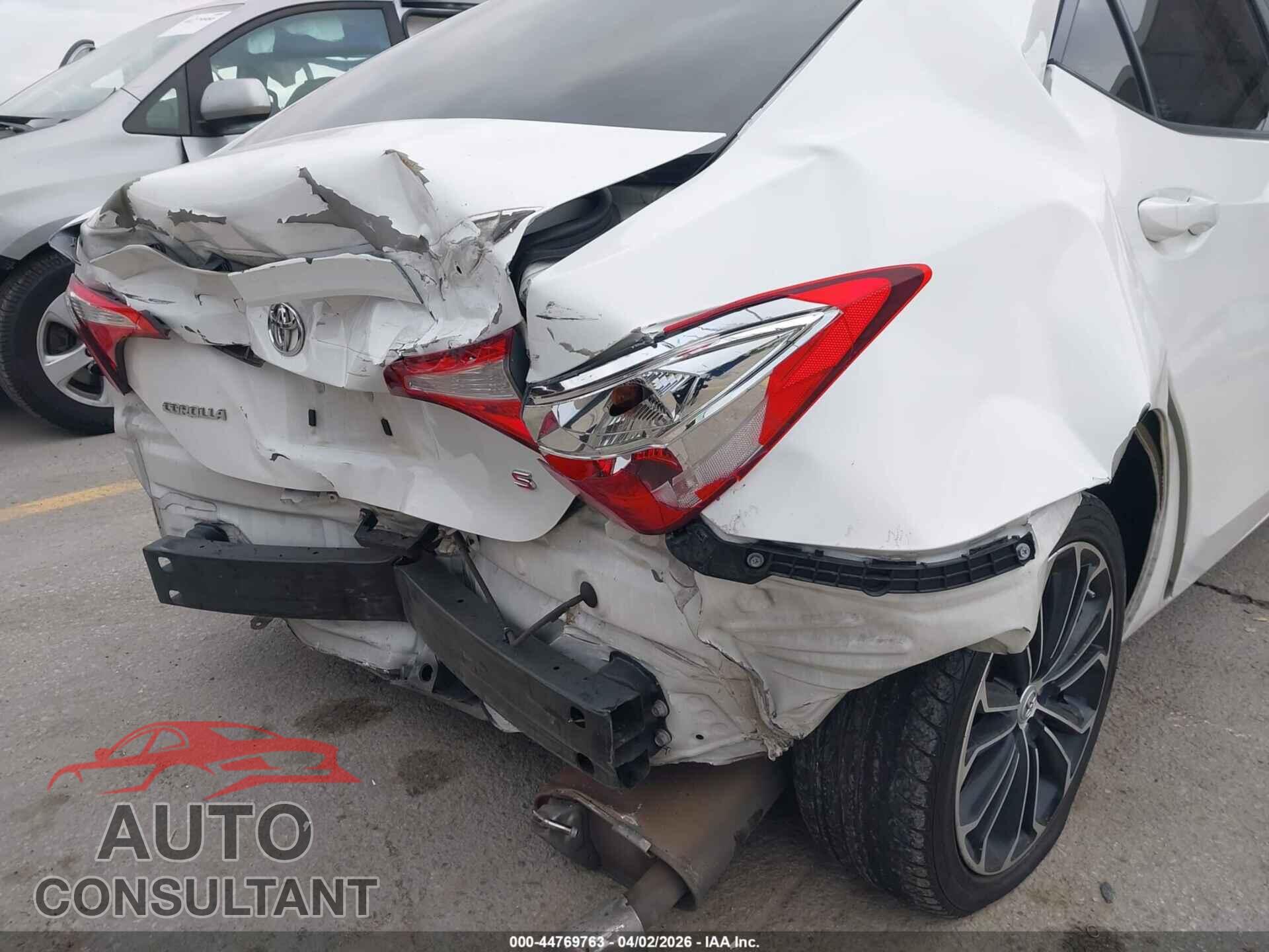 TOYOTA COROLLA 2016 - 5YFBURHE2GP567540
