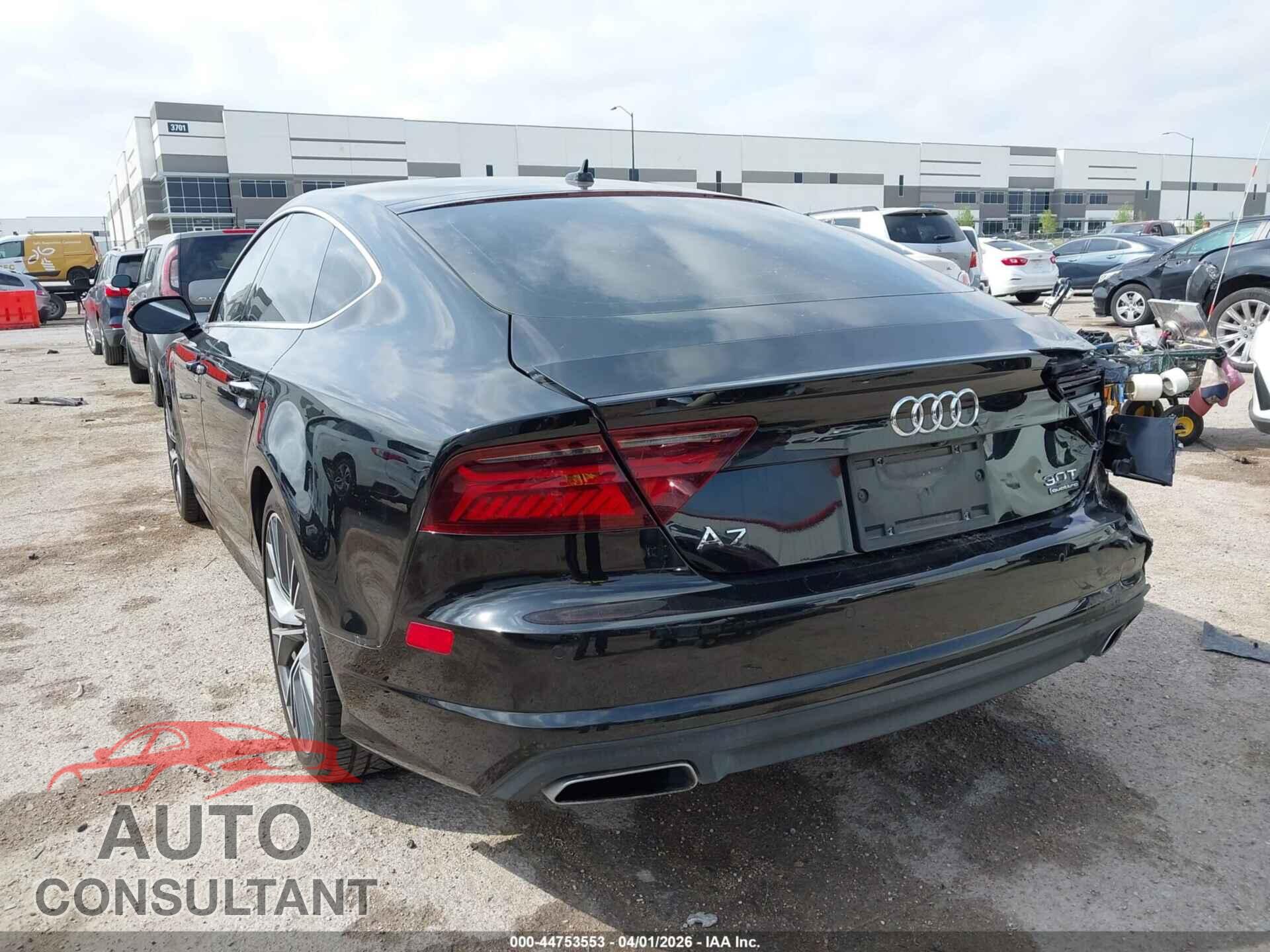 AUDI A7 2016 - WAU2GAFC6GN025541