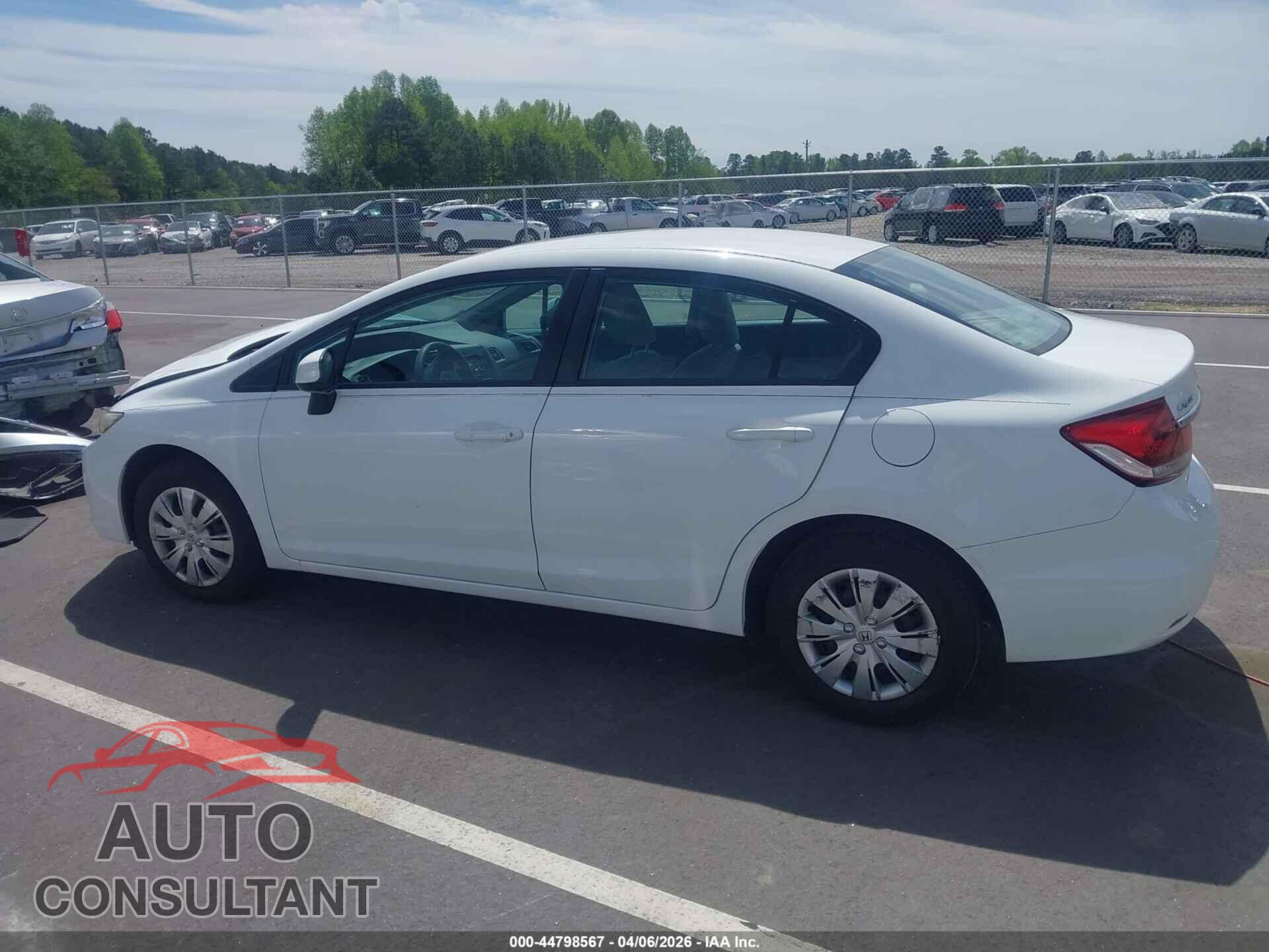 HONDA CIVIC 2013 - 19XFB2F57DE042486