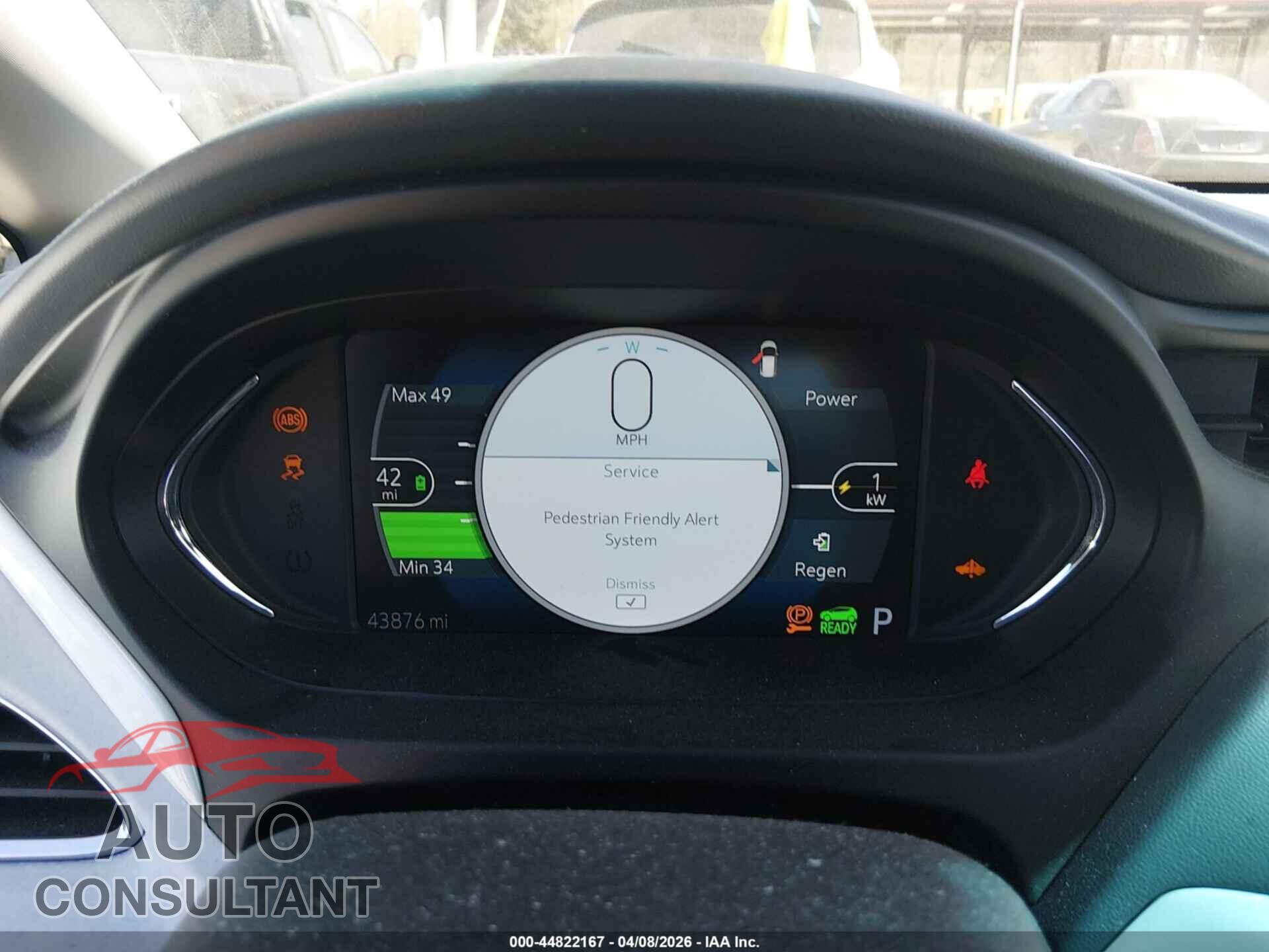 CHEVROLET BOLT EV 2017 - 1G1FX6S06H4150116