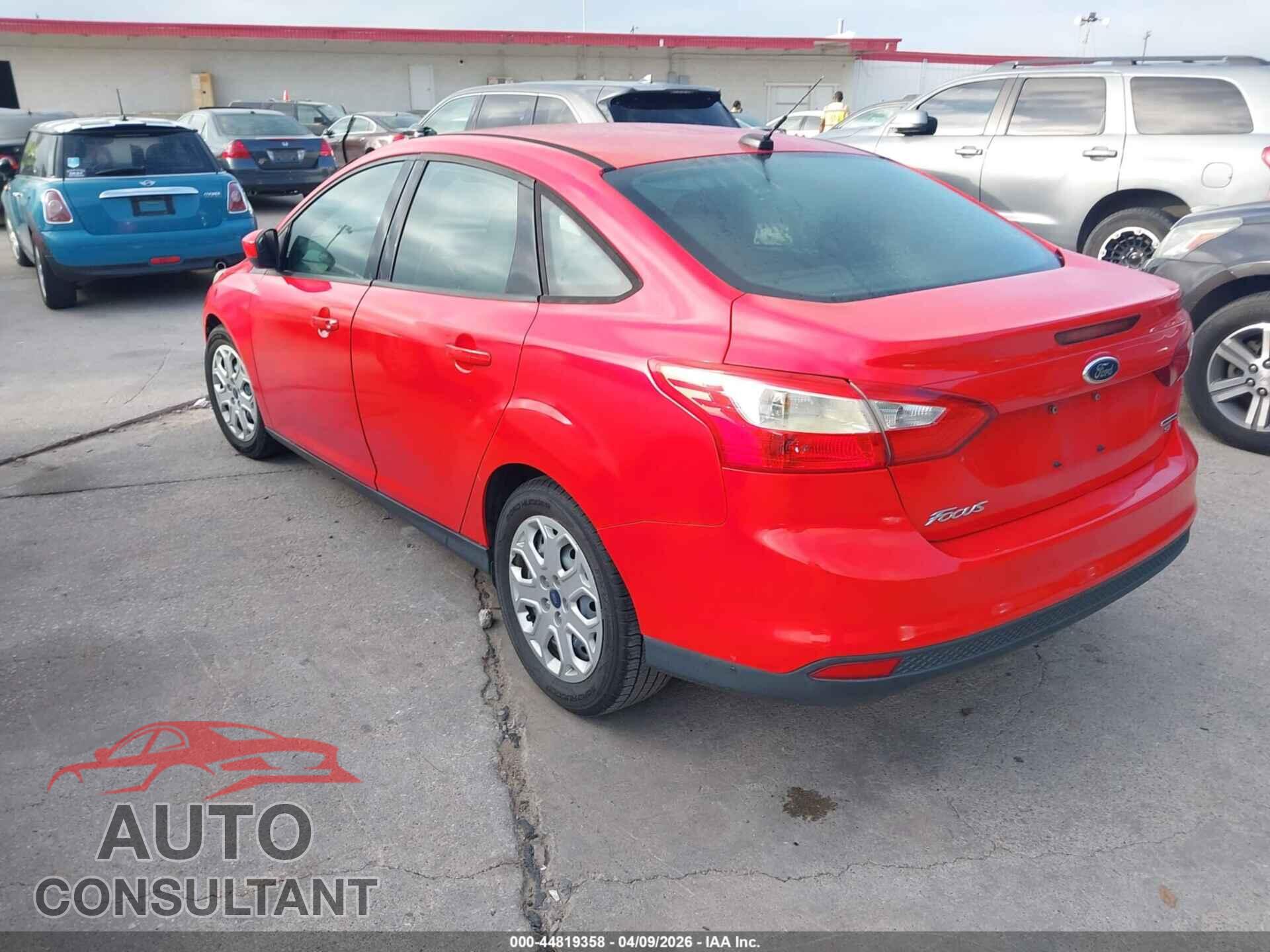 FORD FOCUS 2012 - 1FAHP3F2XCL454564