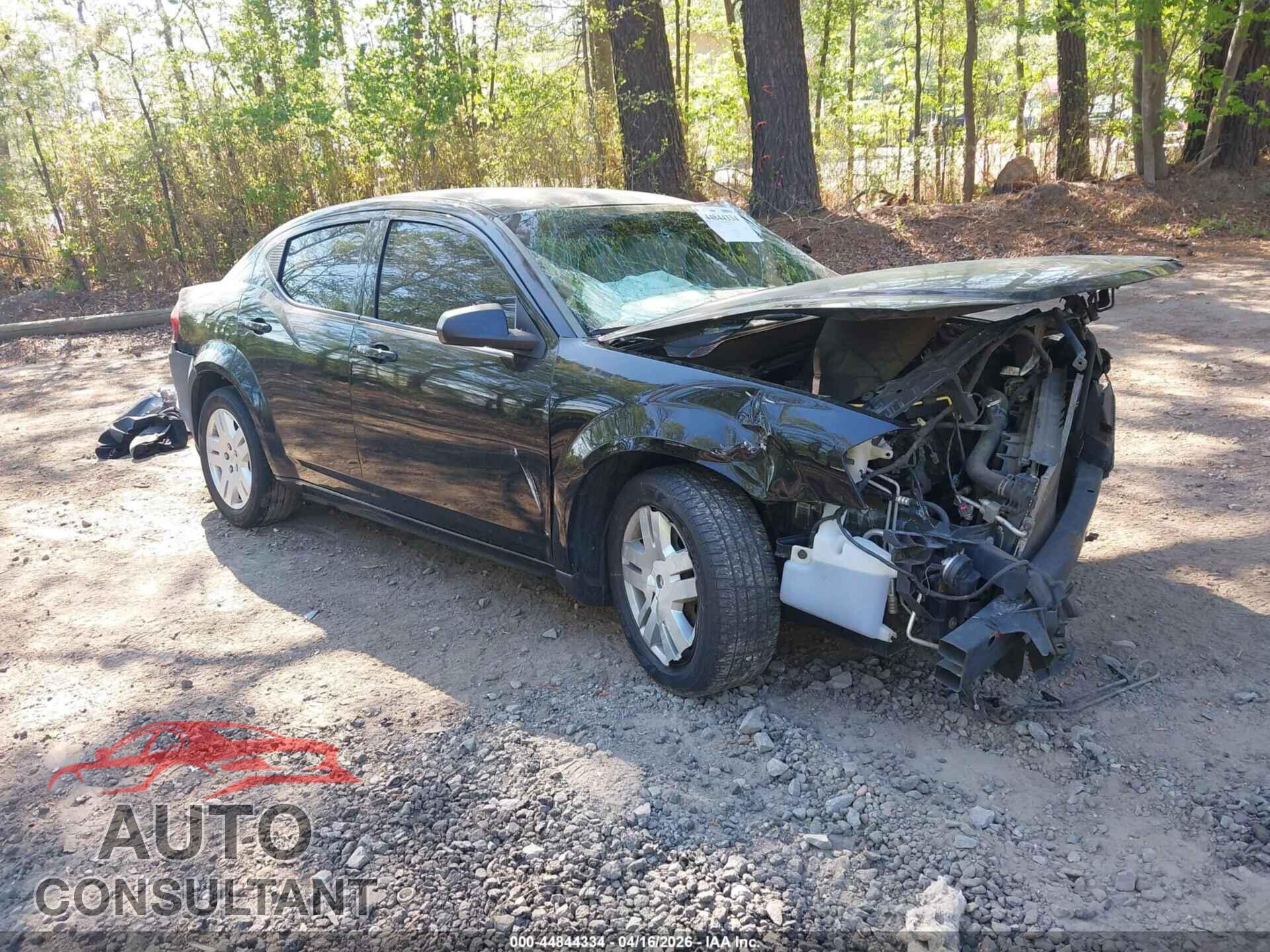 DODGE AVENGER 2013 - 1C3CDZAB0DN544386