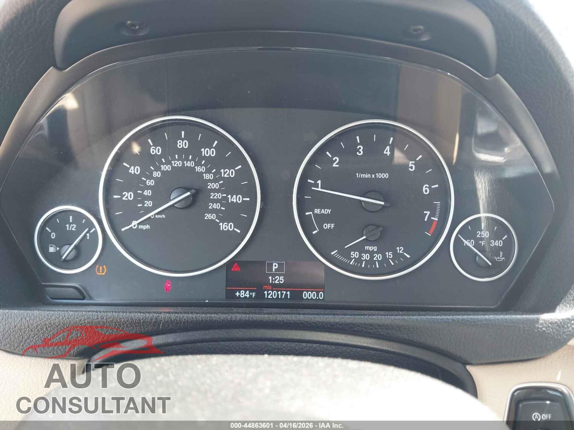 BMW 320I 2013 - WBA3B1C57DK128148