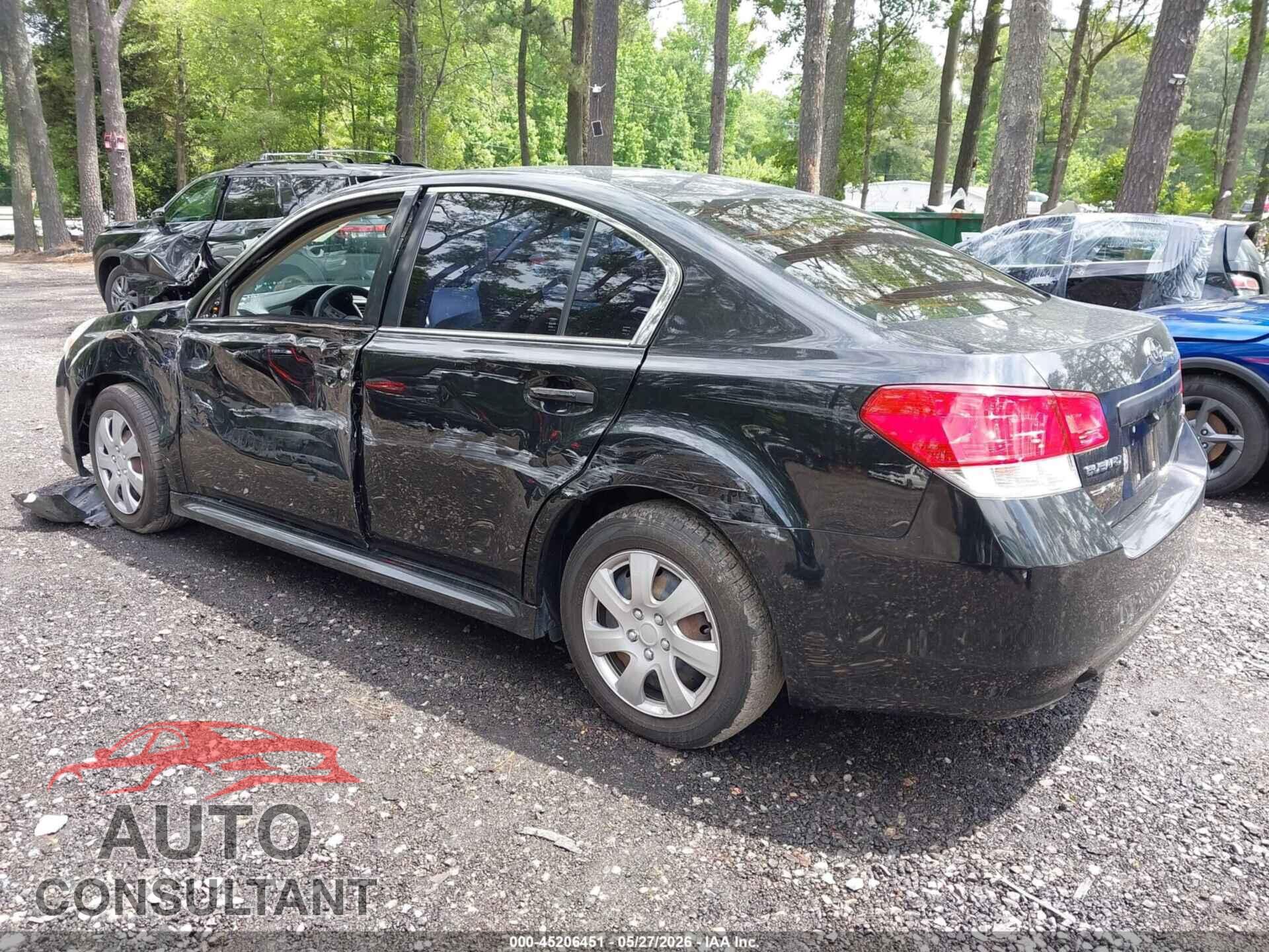 SUBARU LEGACY 2011 - 4S3BMBA65B3240867