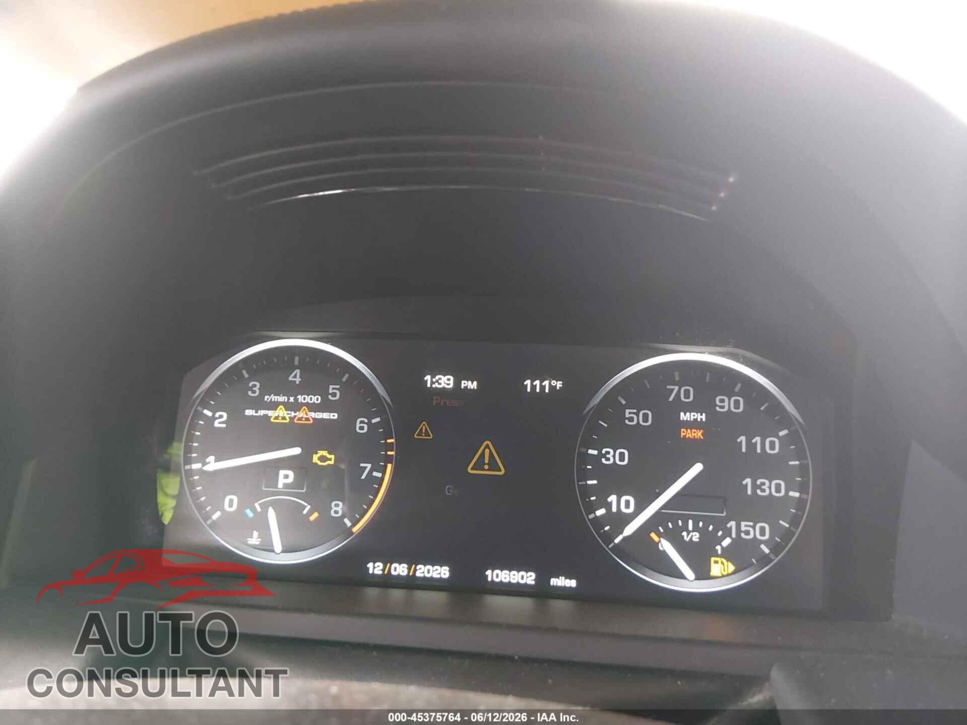 LAND ROVER RANGE ROVER 2010 - SALMF1E48AA328112
