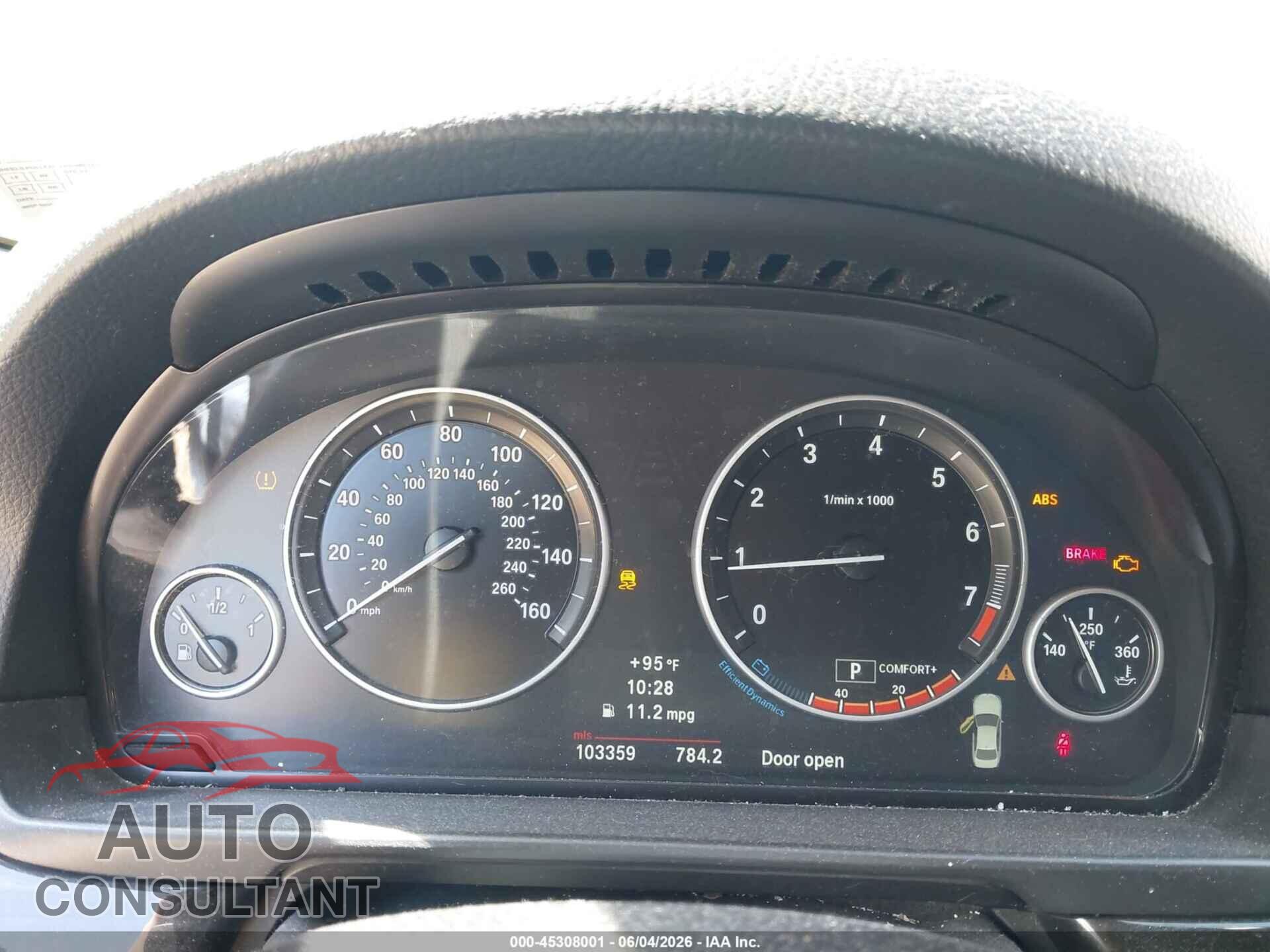 BMW 528I 2012 - WBAXH5C53CDW10819