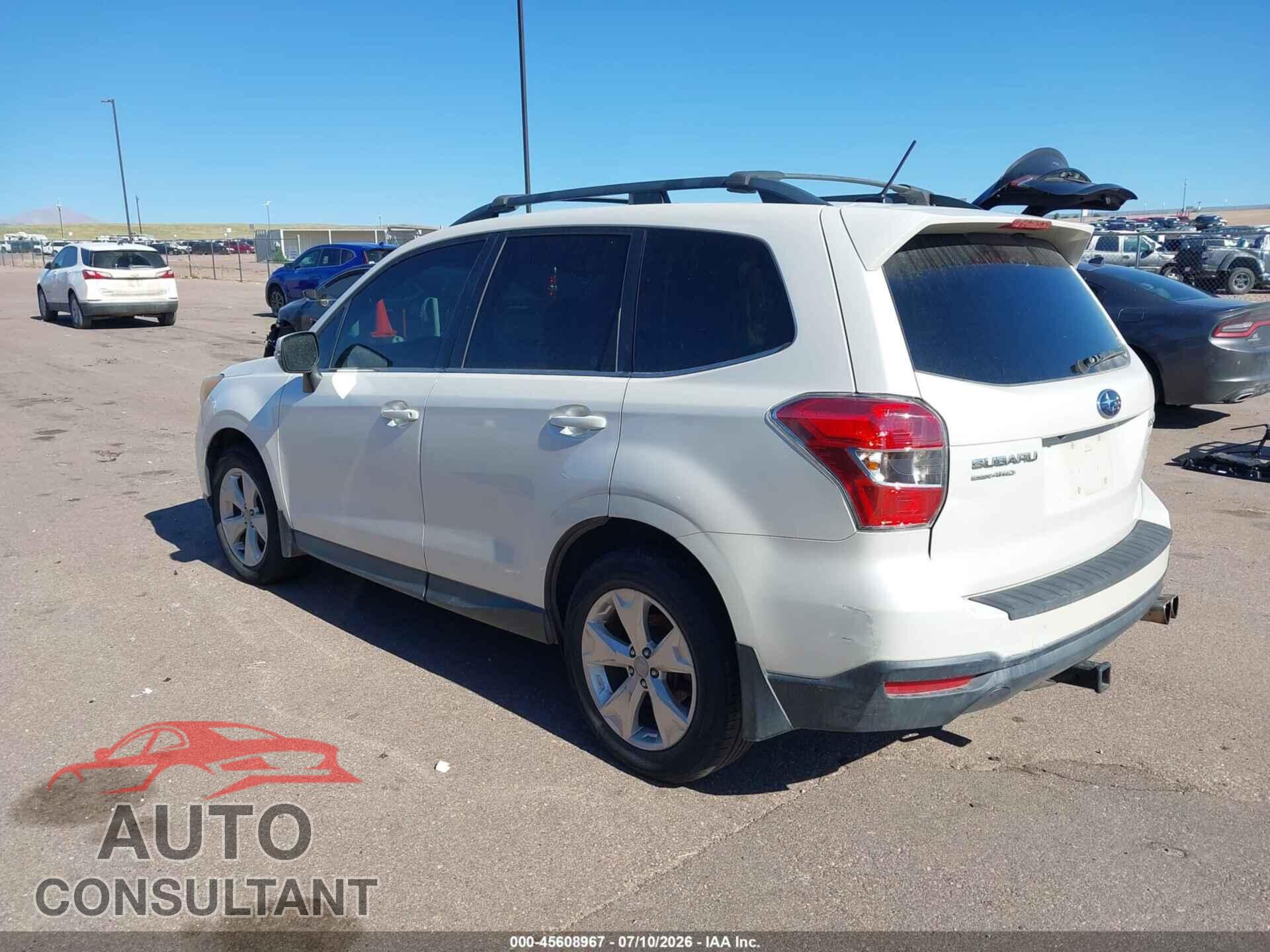 SUBARU FORESTER 2014 - JF2SJAMC9EH558374